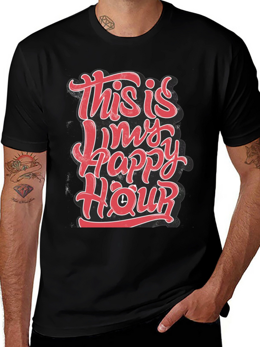Happy Hour T-Shirt - Stylish Graphic Tee for Casual Wear