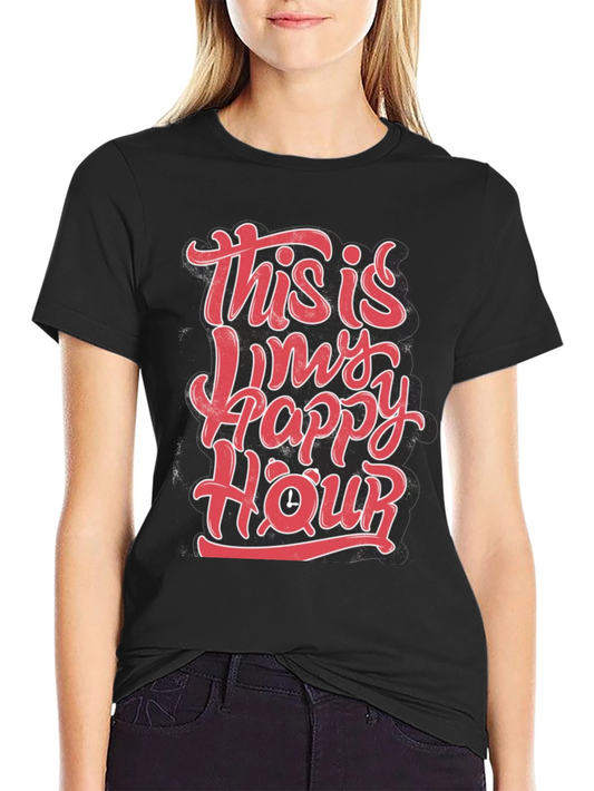 Happy Hour T-Shirt - Stylish Graphic Tee for Casual Wear