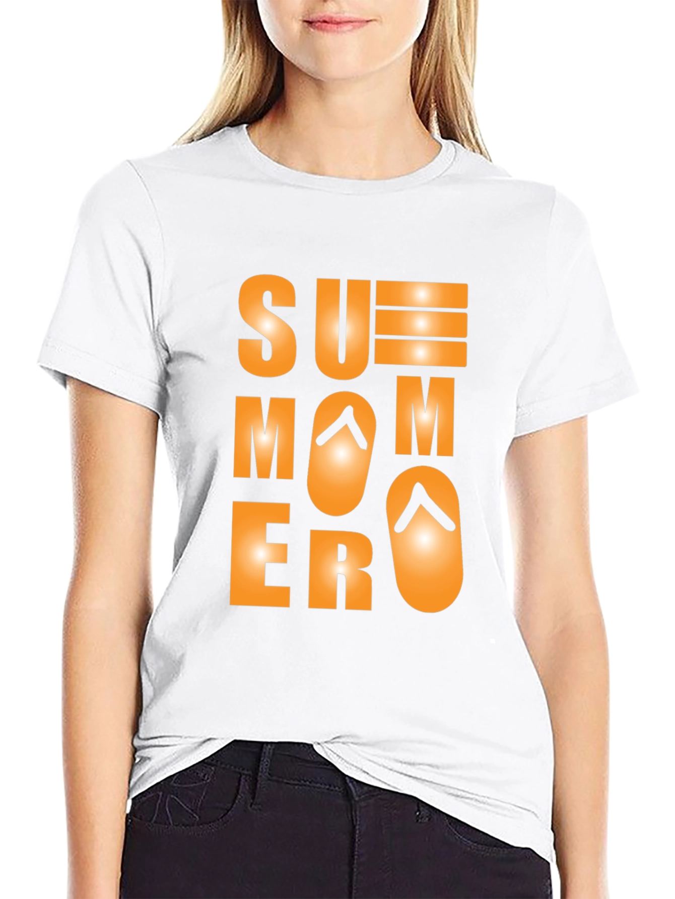 Summer Mode Black T-Shirt