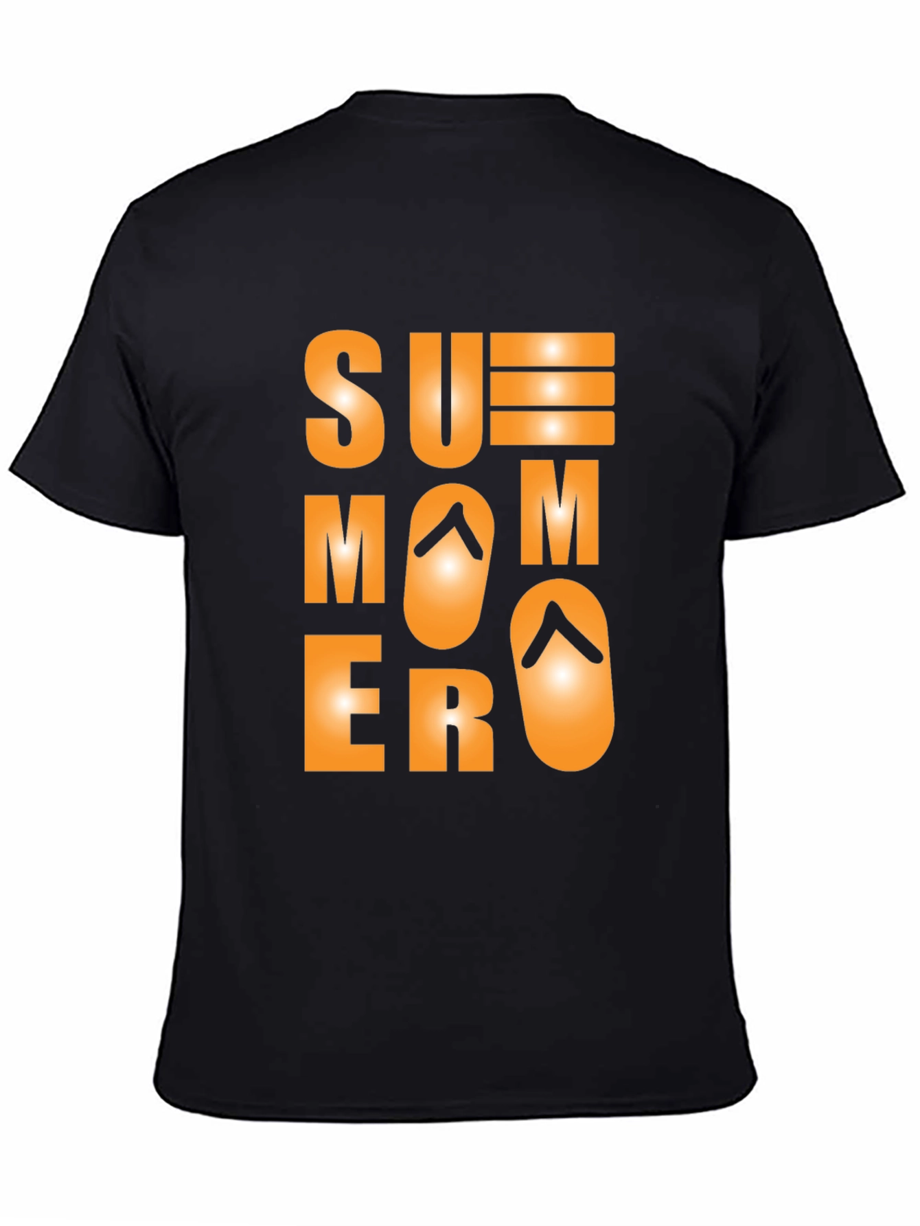 Summer Mode Black T-Shirt
