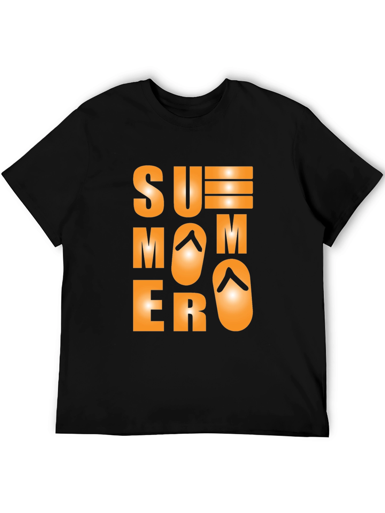 Summer Mode Black T-Shirt