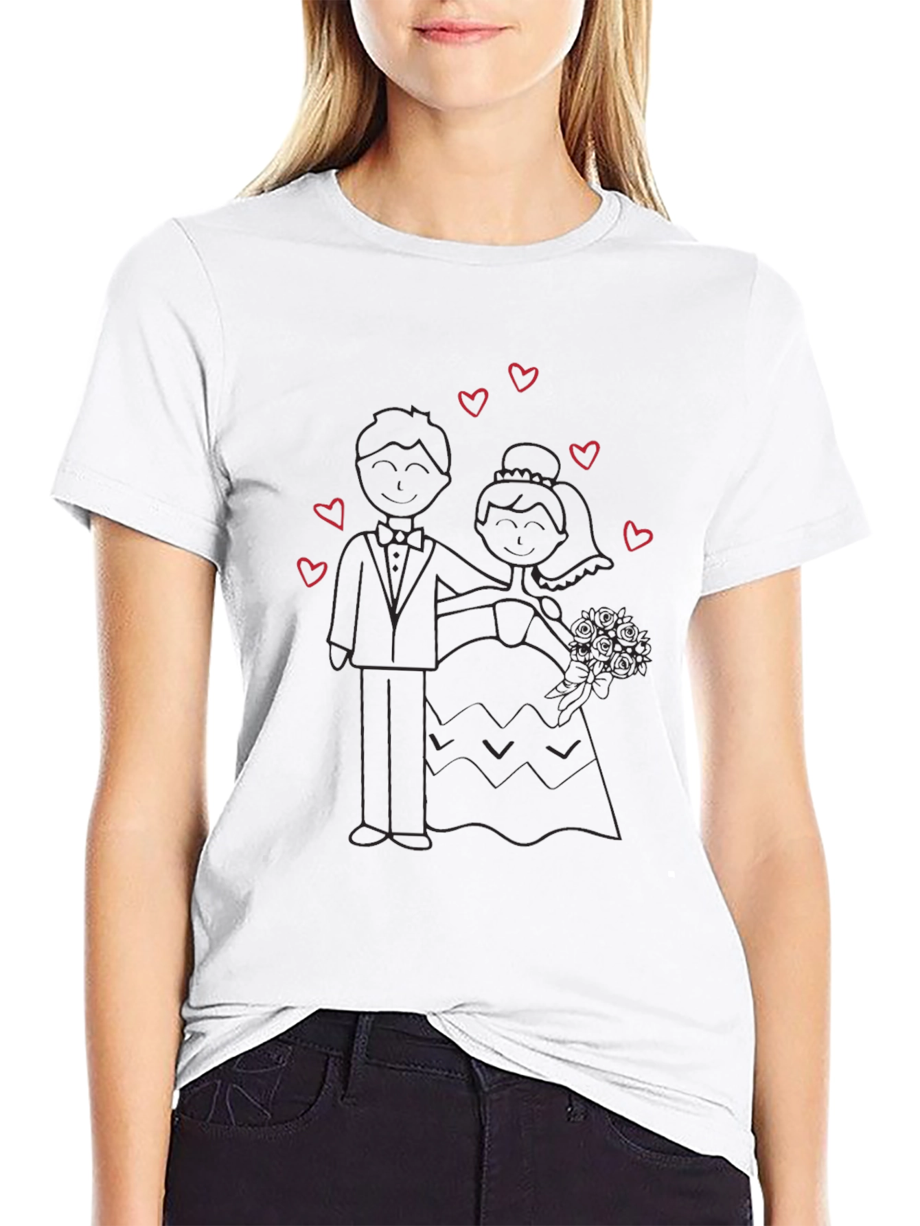 Wedding Day Tee - Bride and Groom Love