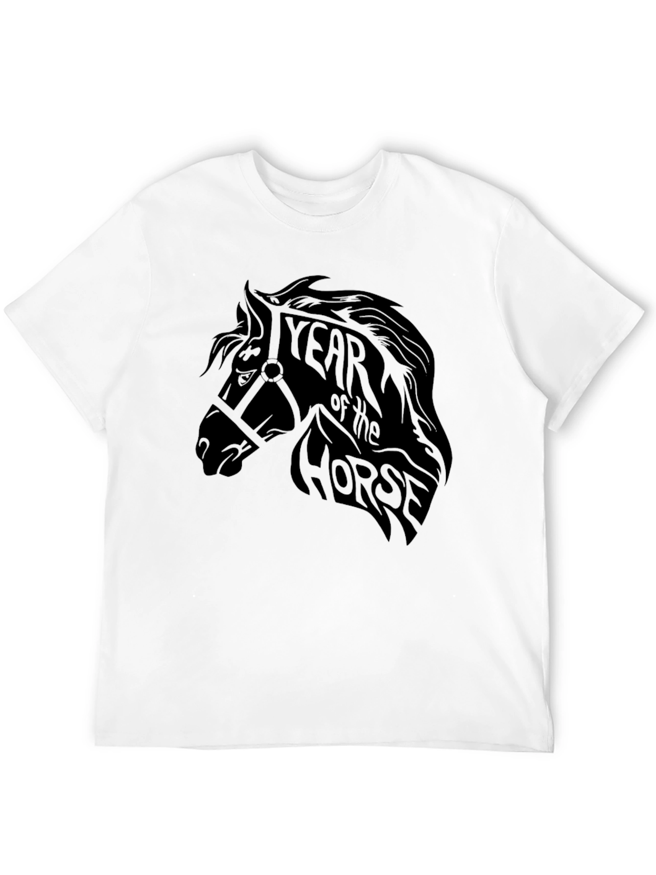 Year of the Horse Black Graphic Tee