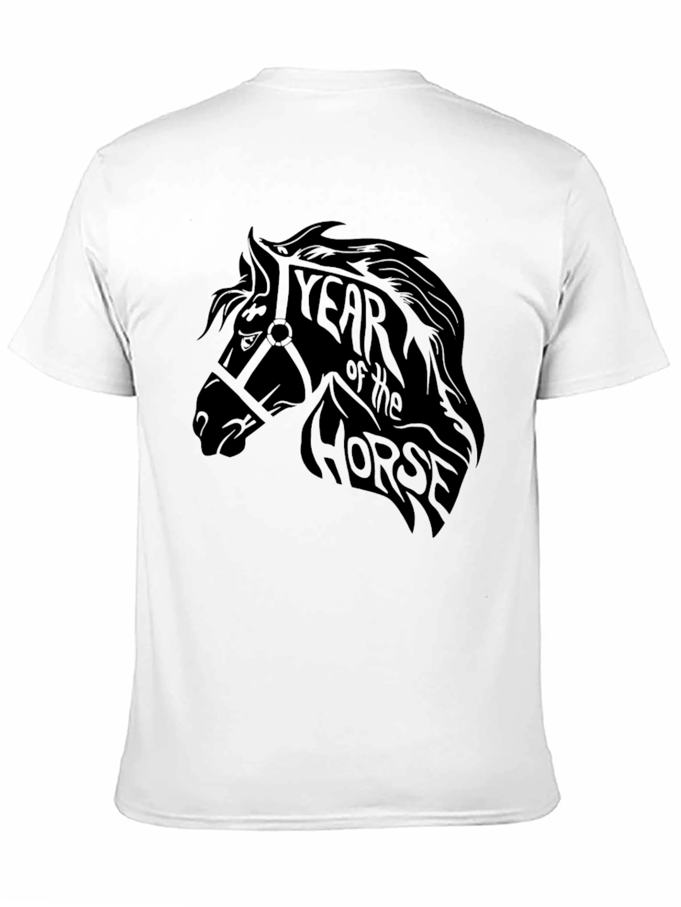 Year of the Horse Black Graphic Tee