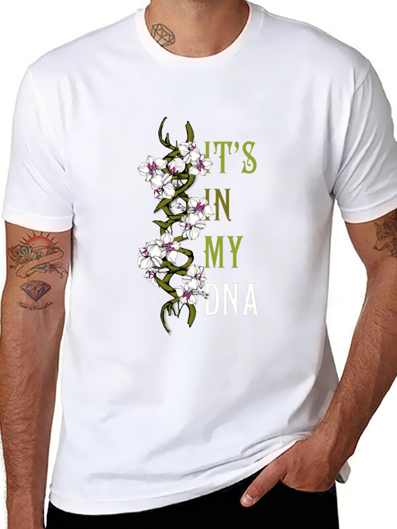 Its in My DNA Floral T-Shirt