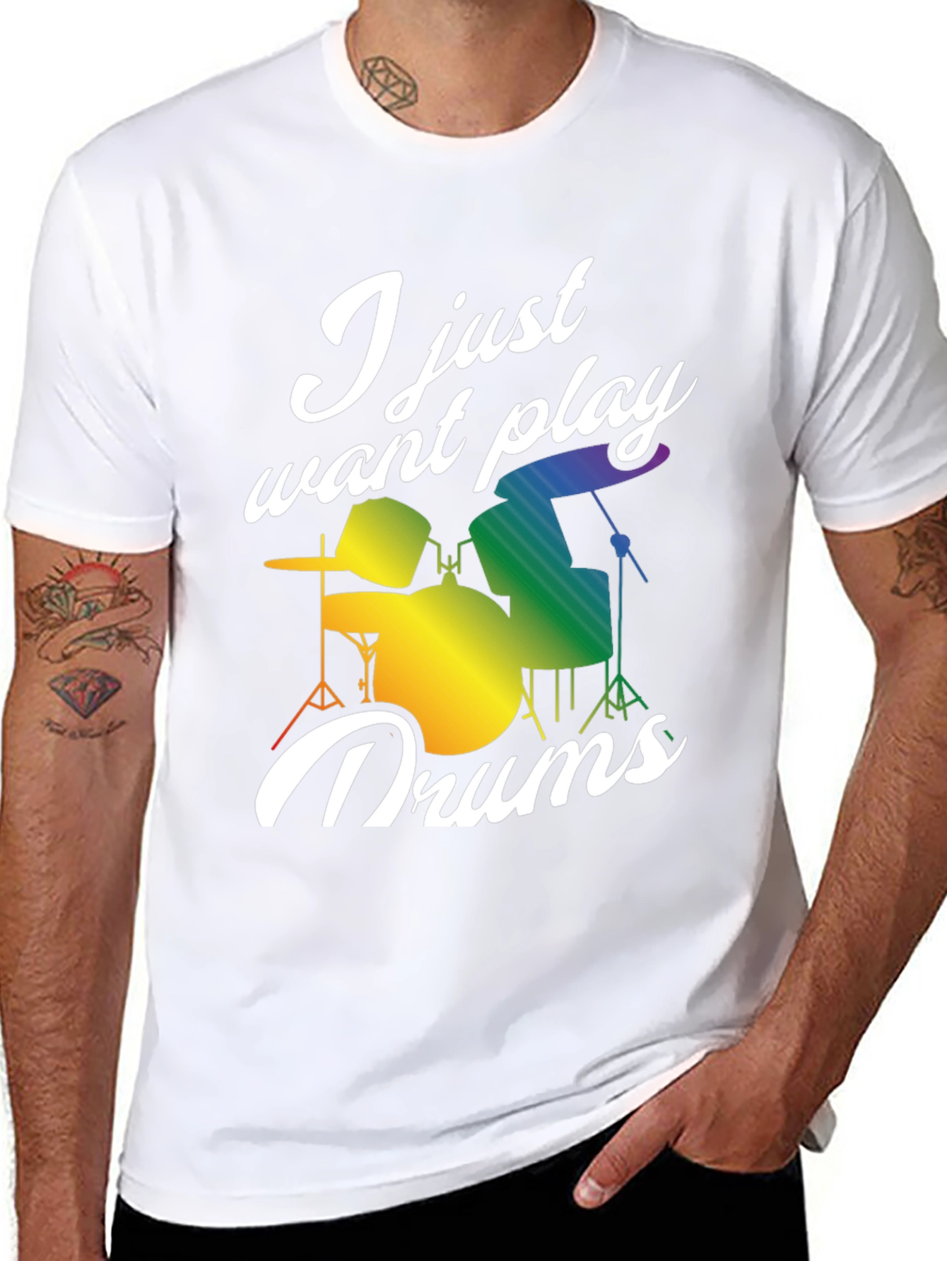 I Just Want to Play Drums T-Shirt