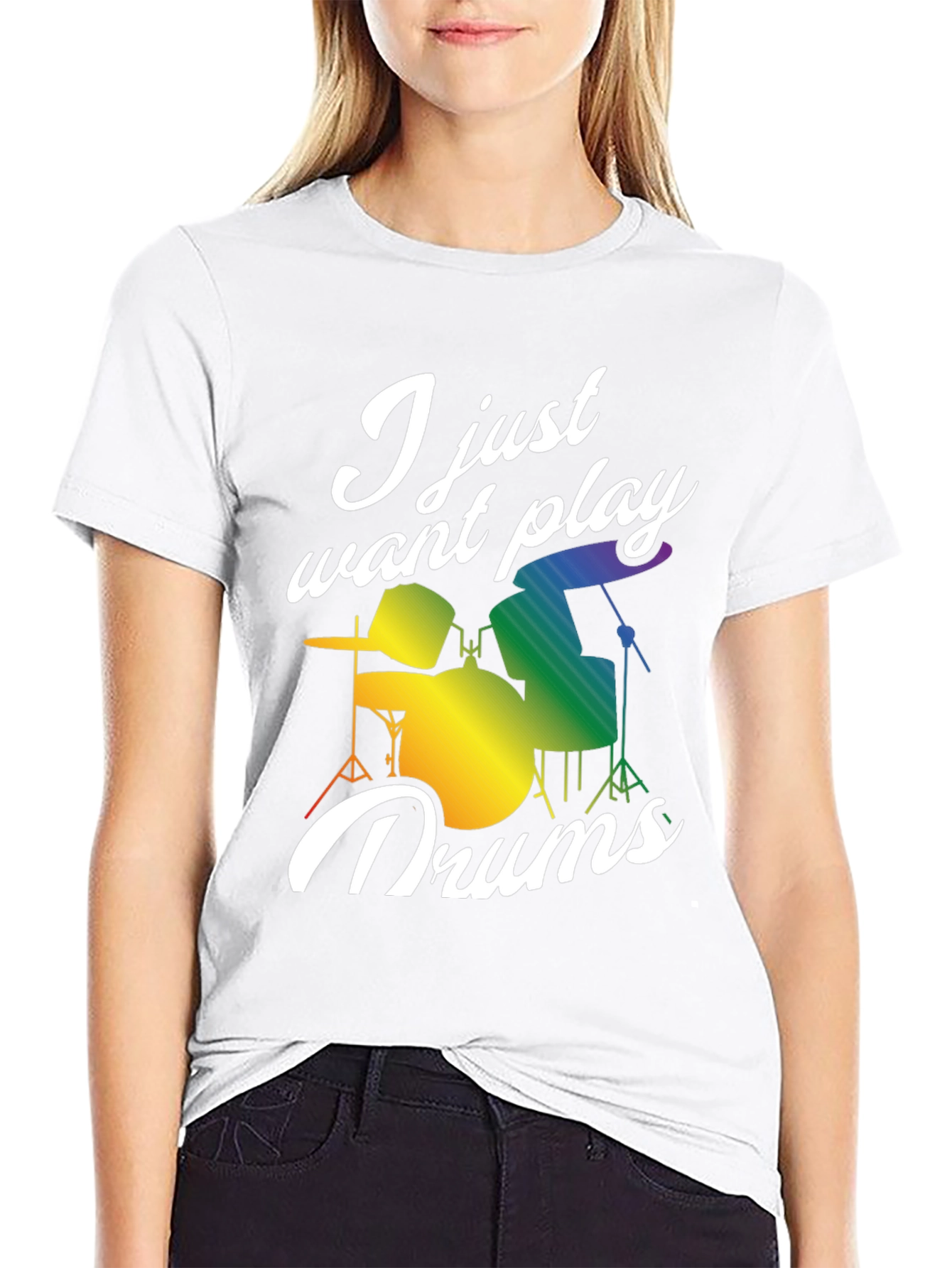 I Just Want to Play Drums T-Shirt