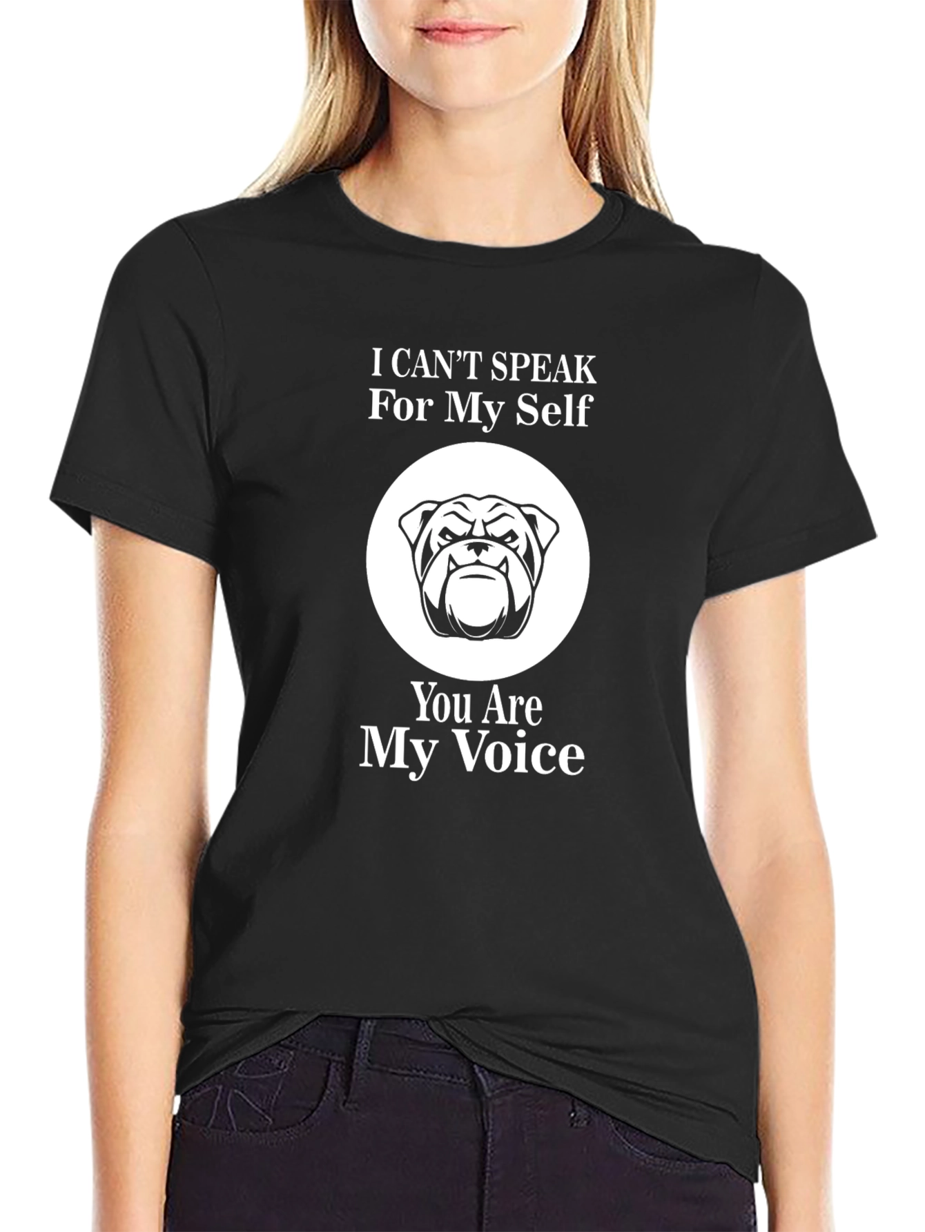 I Cant Speak For My Self Graphic T-Shirt