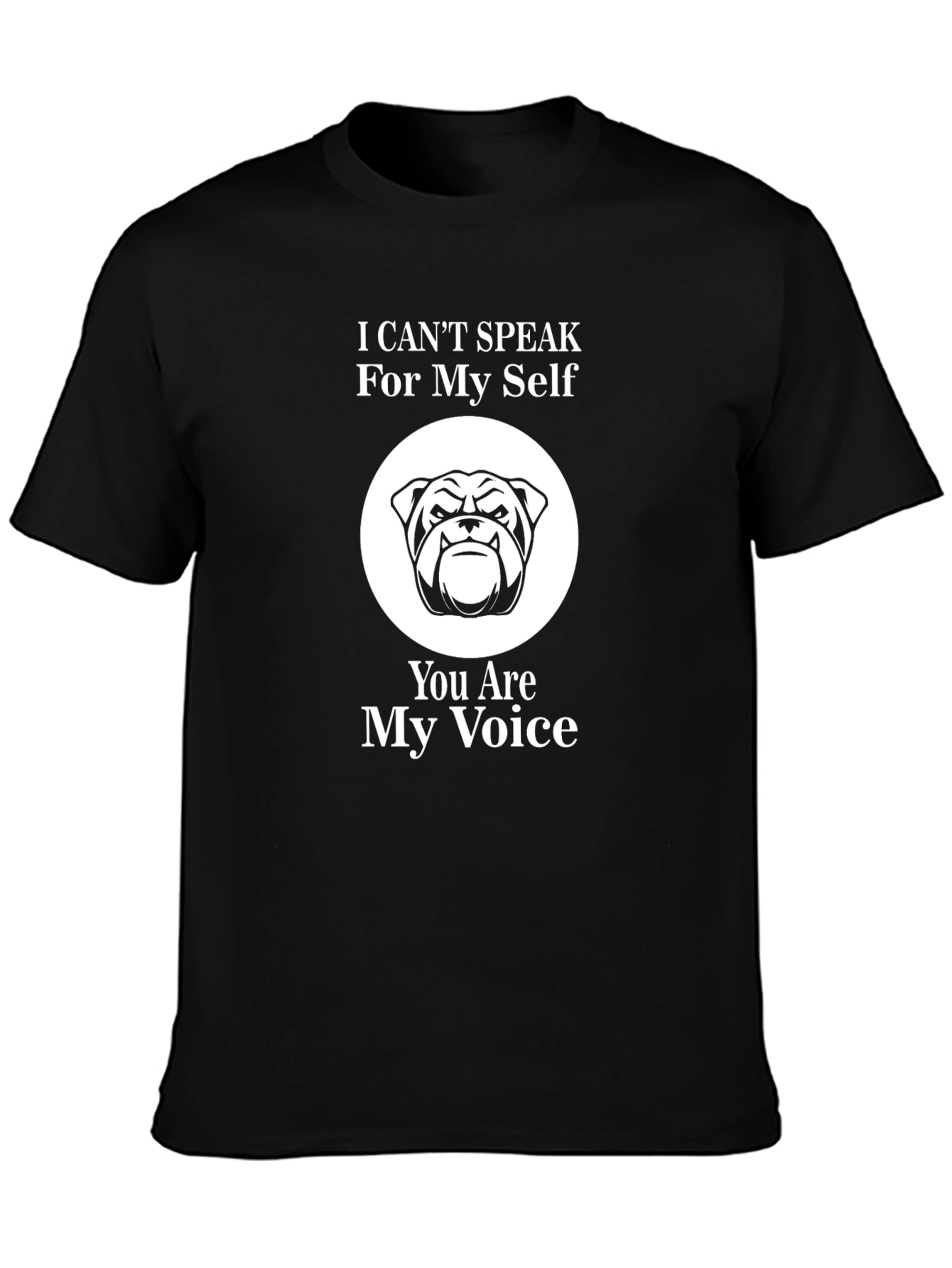 I Cant Speak For My Self Graphic T-Shirt