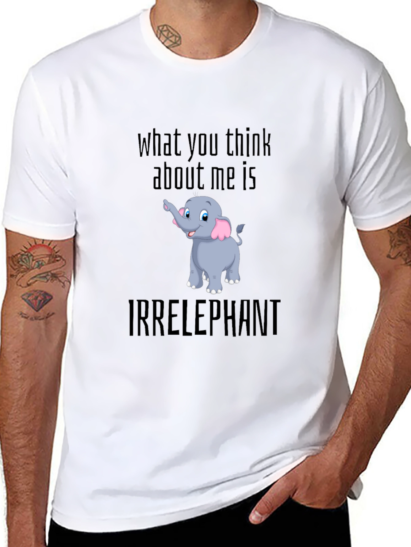 Irrelephant Graphic Tee - Funny Elephant T-Shirt