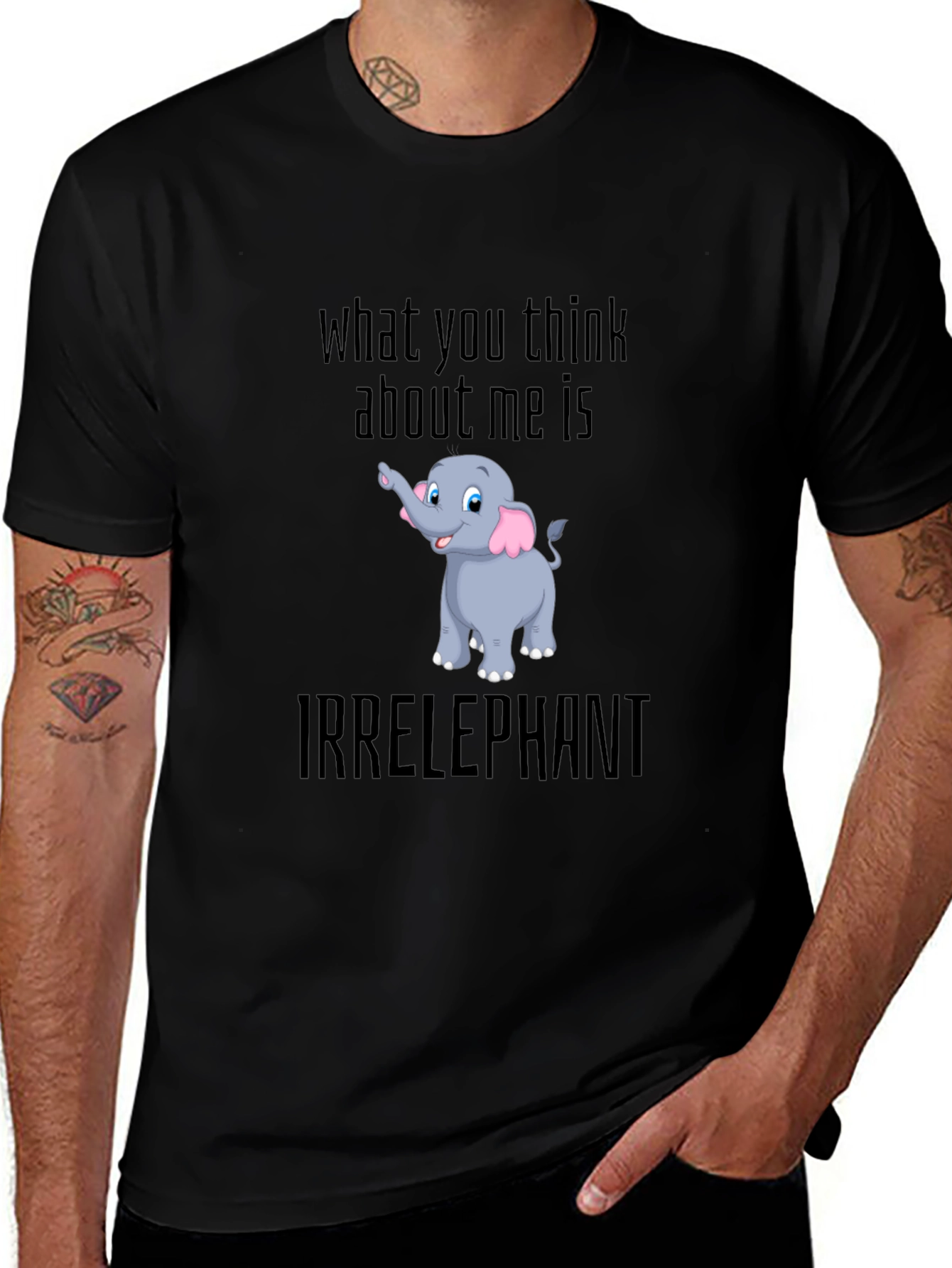 Irrelephant Graphic Tee - Funny Elephant T-Shirt