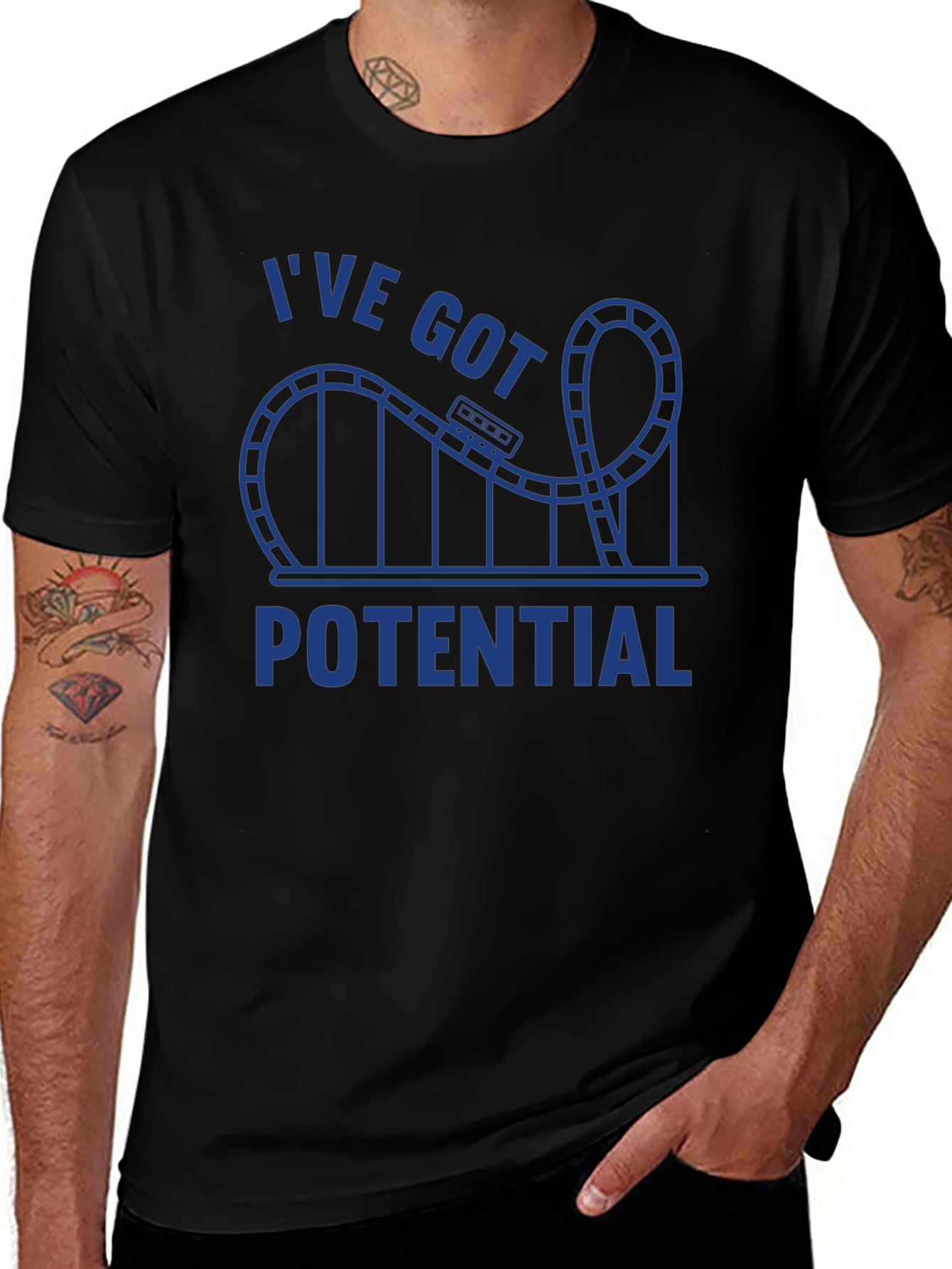 Ive Got Potential T-Shirt Rollercoaster Graphic Tee