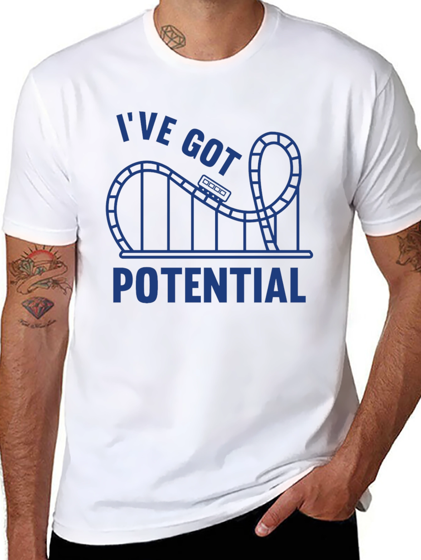 Ive Got Potential T-Shirt Rollercoaster Graphic Tee