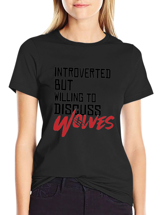 Introverted Wolves Graphic Tee - Soft Cotton Blend