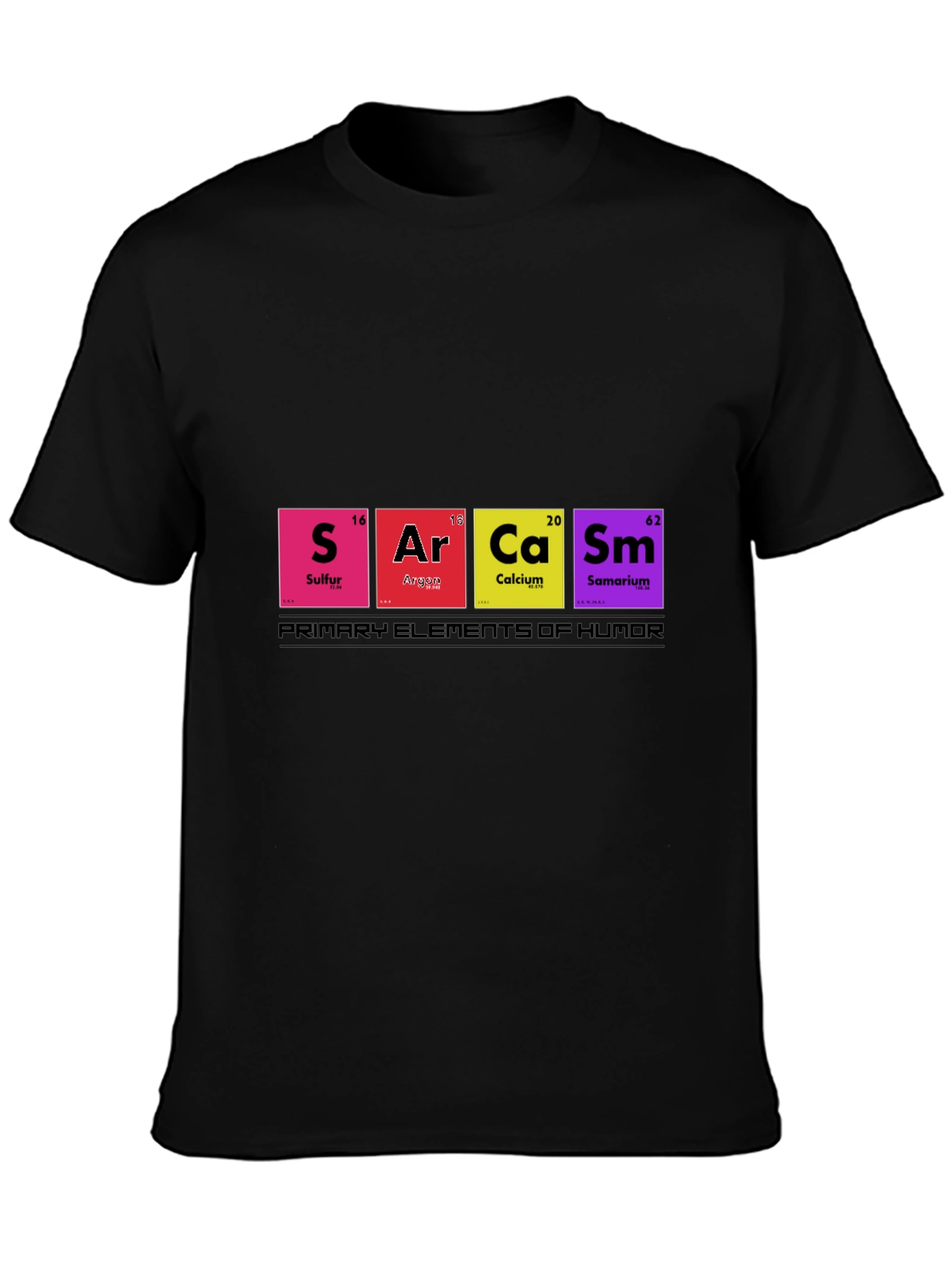 Sarcasm Elements of Humor T-Shirt