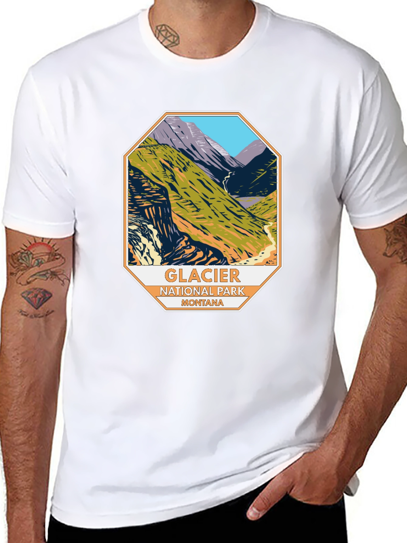 Glacier National Park Montana Tee