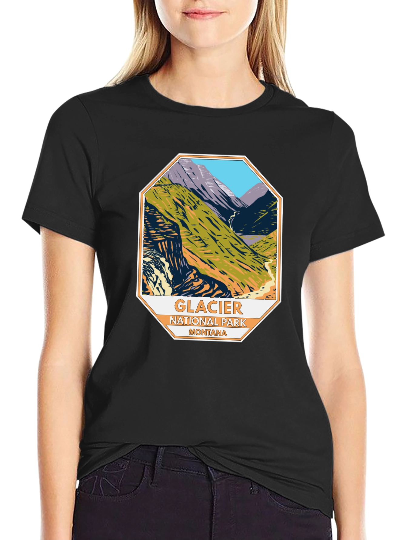 Glacier National Park Montana Tee