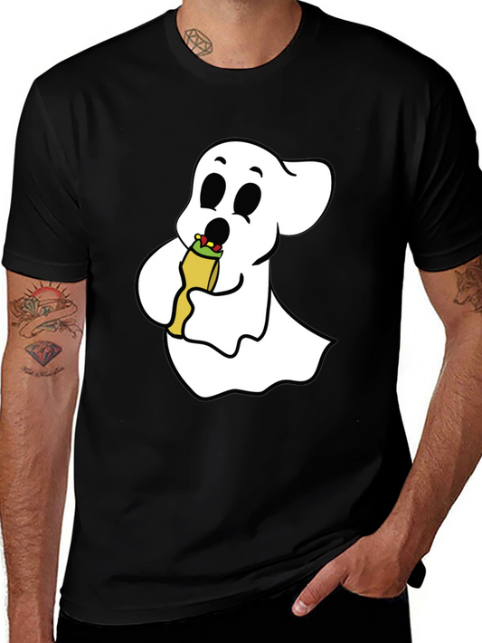Ghost Eating Taco Graphic Tee - Soft Cotton Comfort