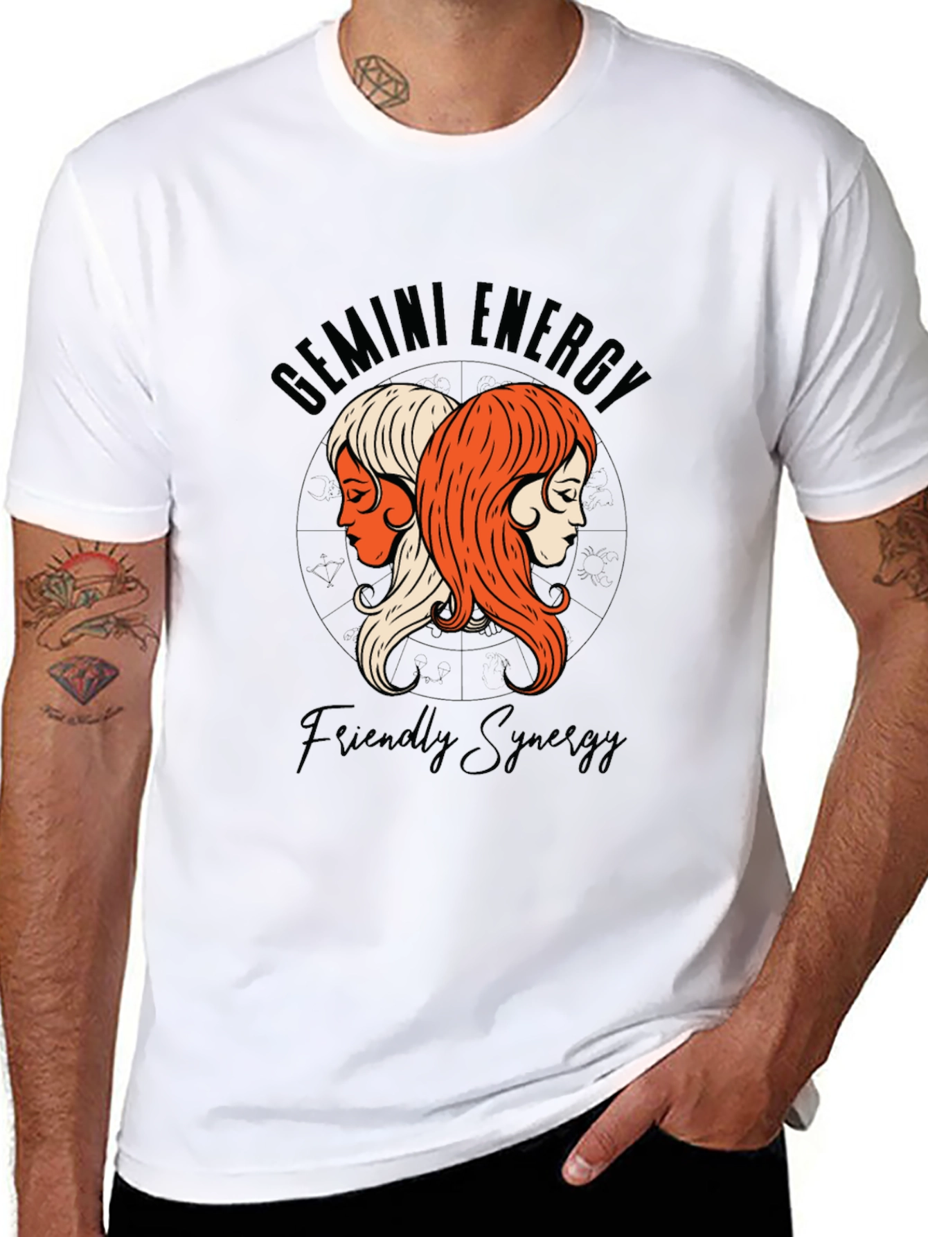 Gemini Energy Graphic Tee - Friendly Synergy