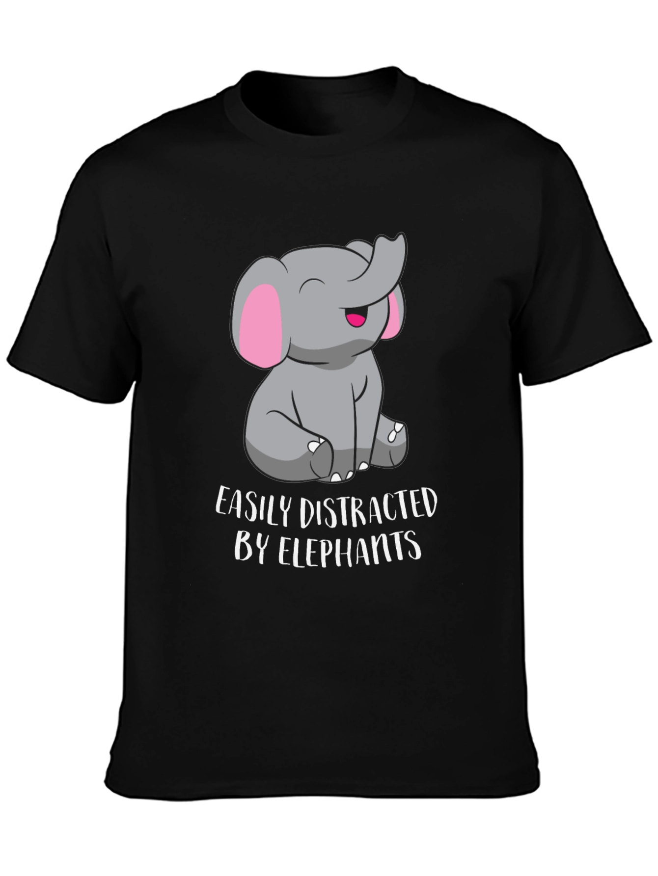 Easily Distracted By Elephants Graphic Tee