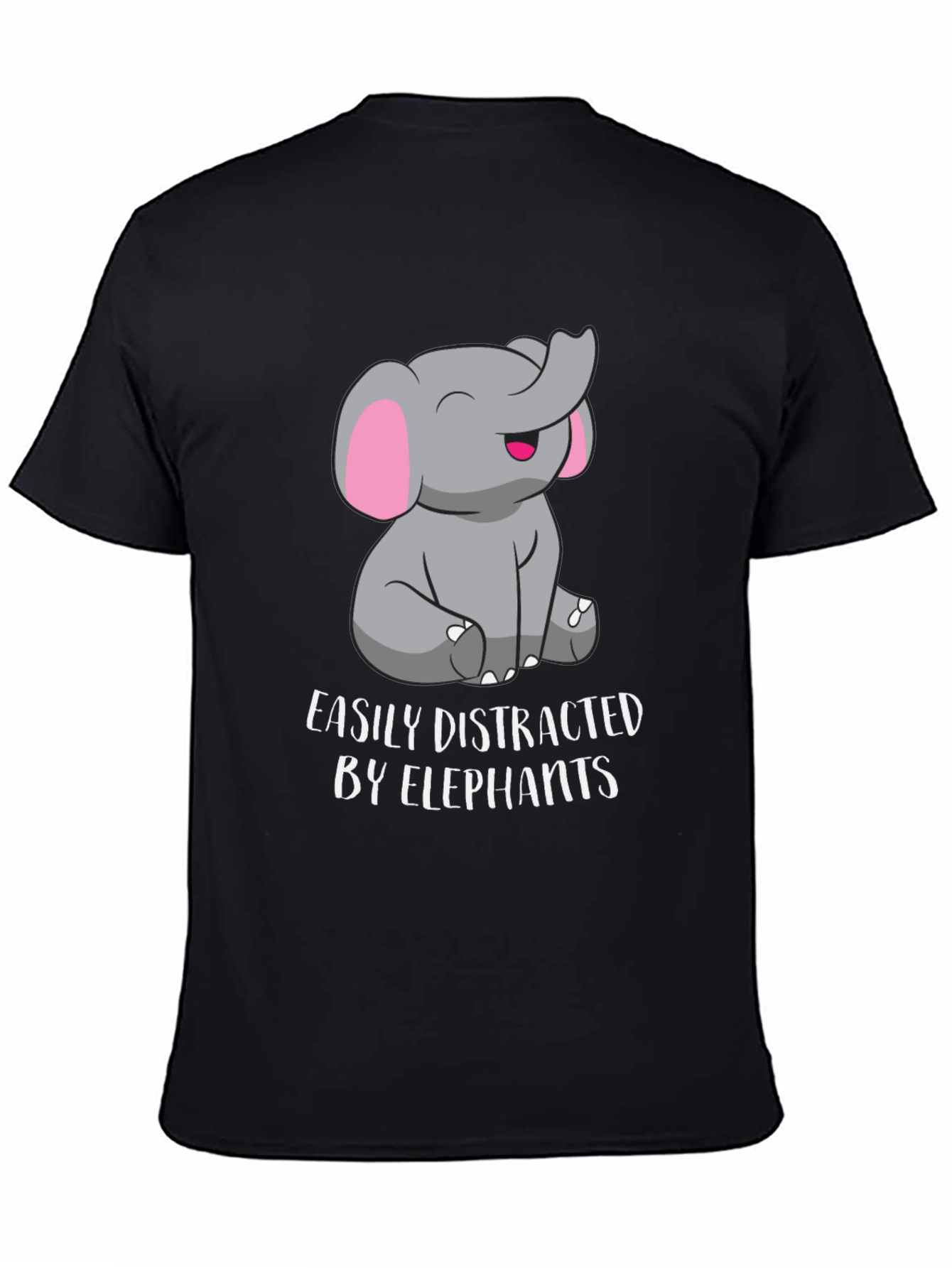 Easily Distracted By Elephants Graphic Tee