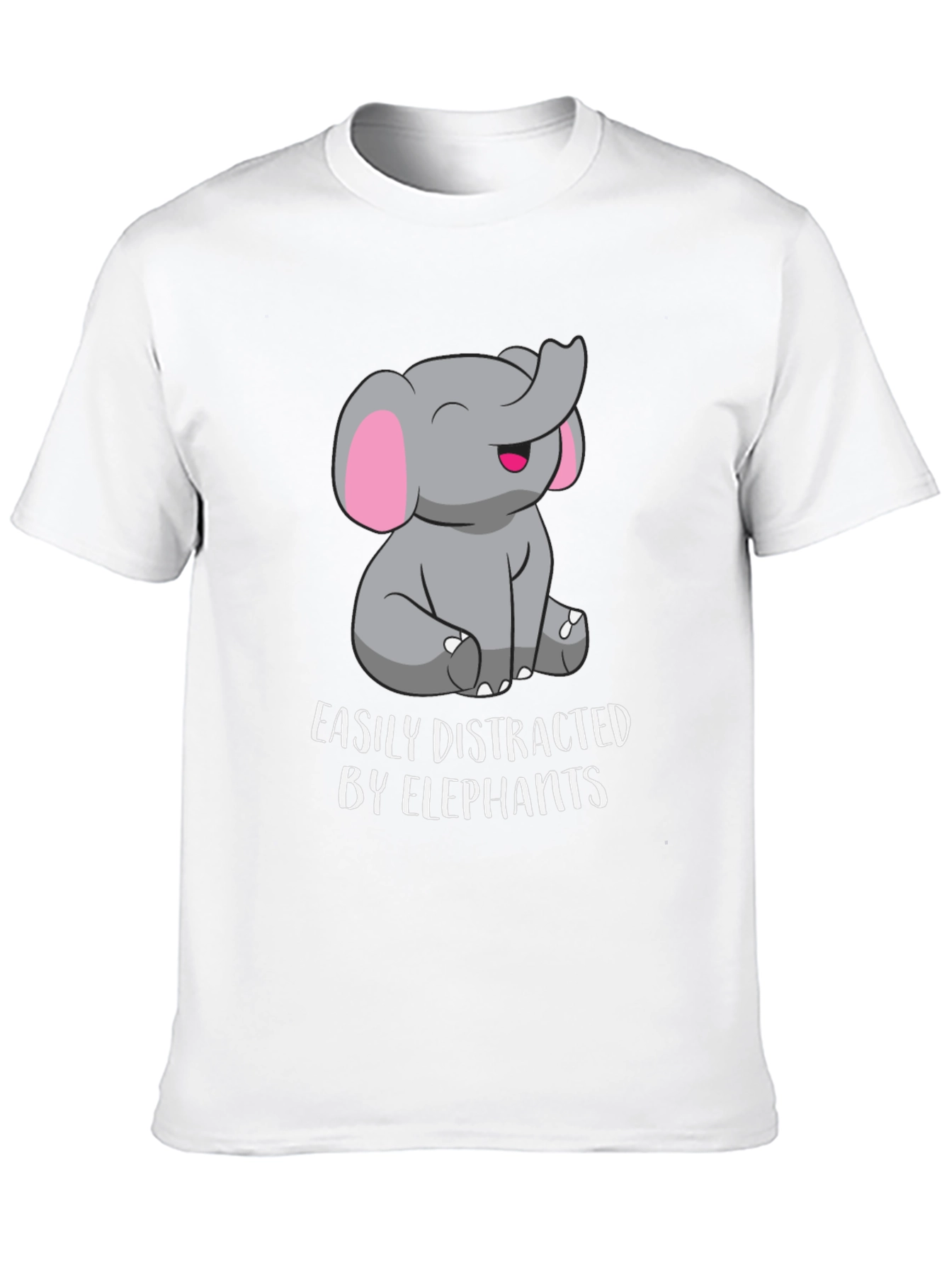Easily Distracted By Elephants Graphic Tee
