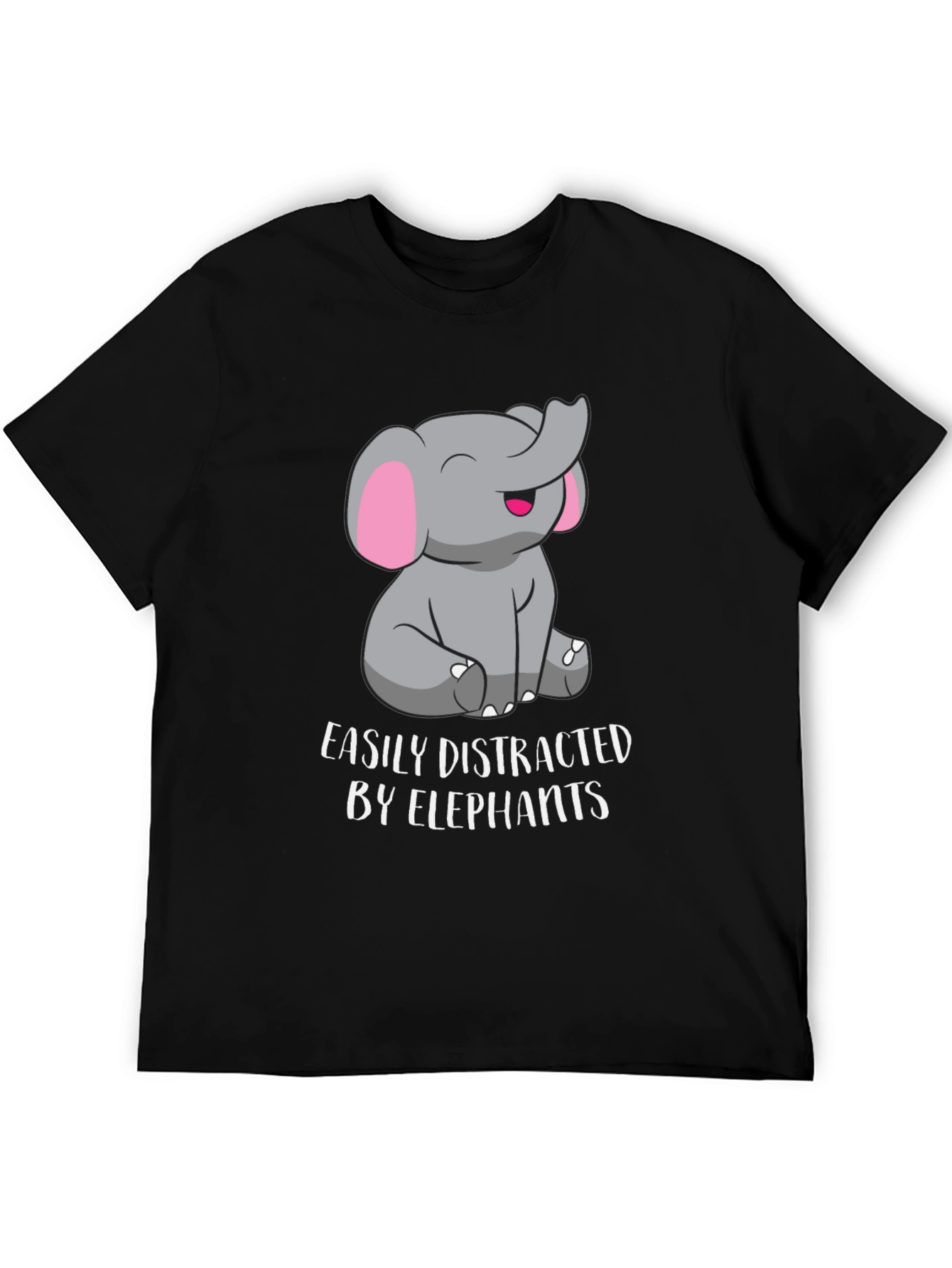 Easily Distracted By Elephants Graphic Tee