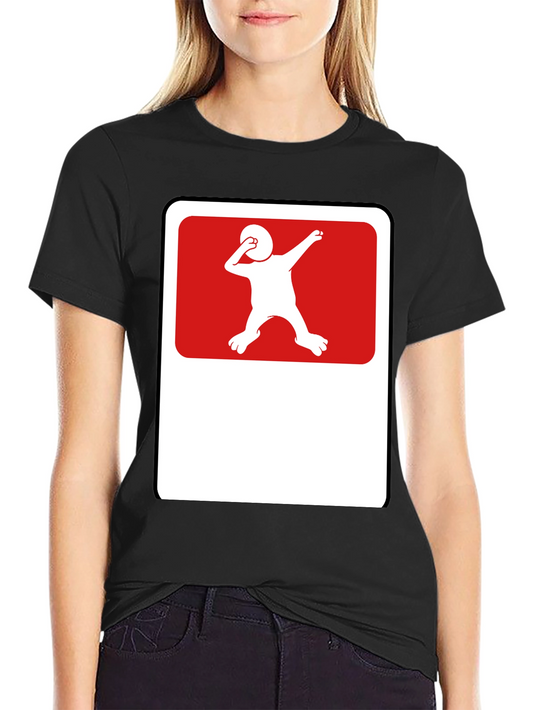 Funny Dabbing Silhouette Graphic T-Shirt