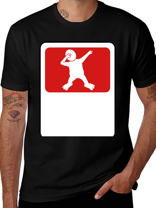 Funny Dabbing Silhouette Graphic T-Shirt