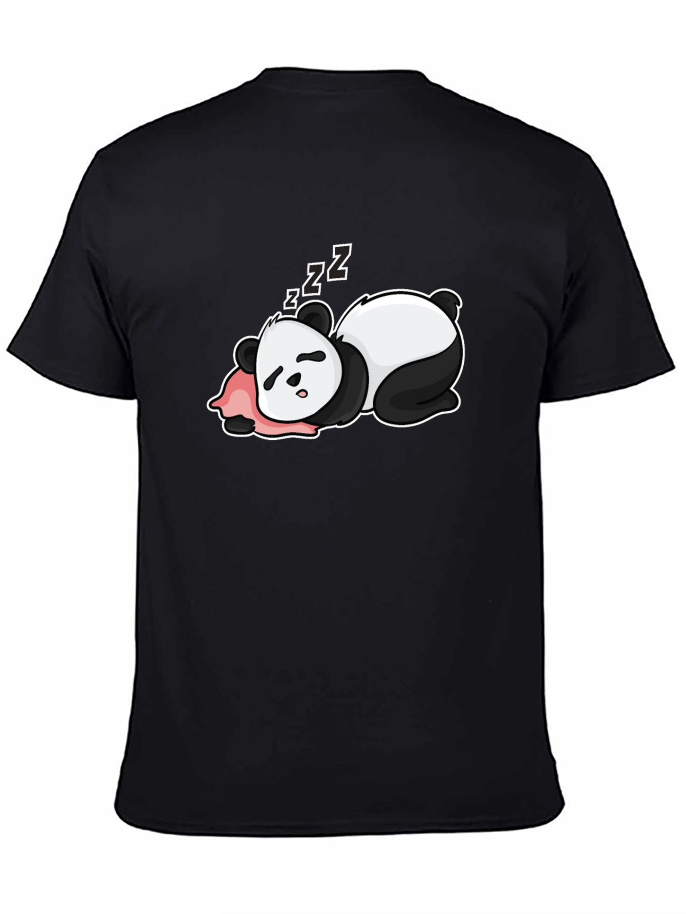 Sleeping Panda T-Shirt - Cute Cartoon Design