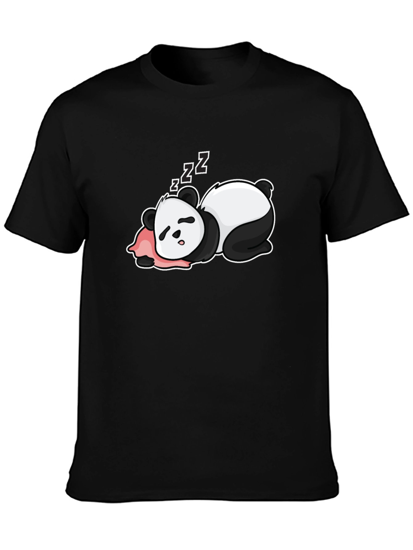 Sleeping Panda T-Shirt - Cute Cartoon Design