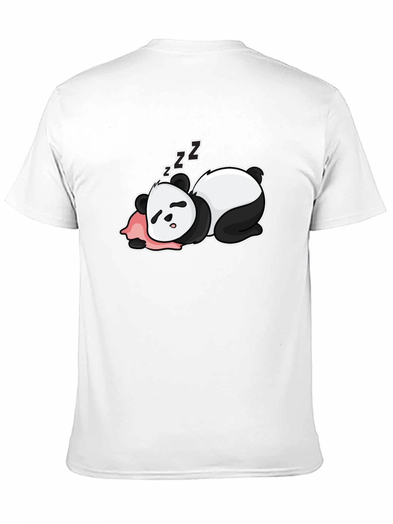Sleeping Panda T-Shirt - Cute Cartoon Design