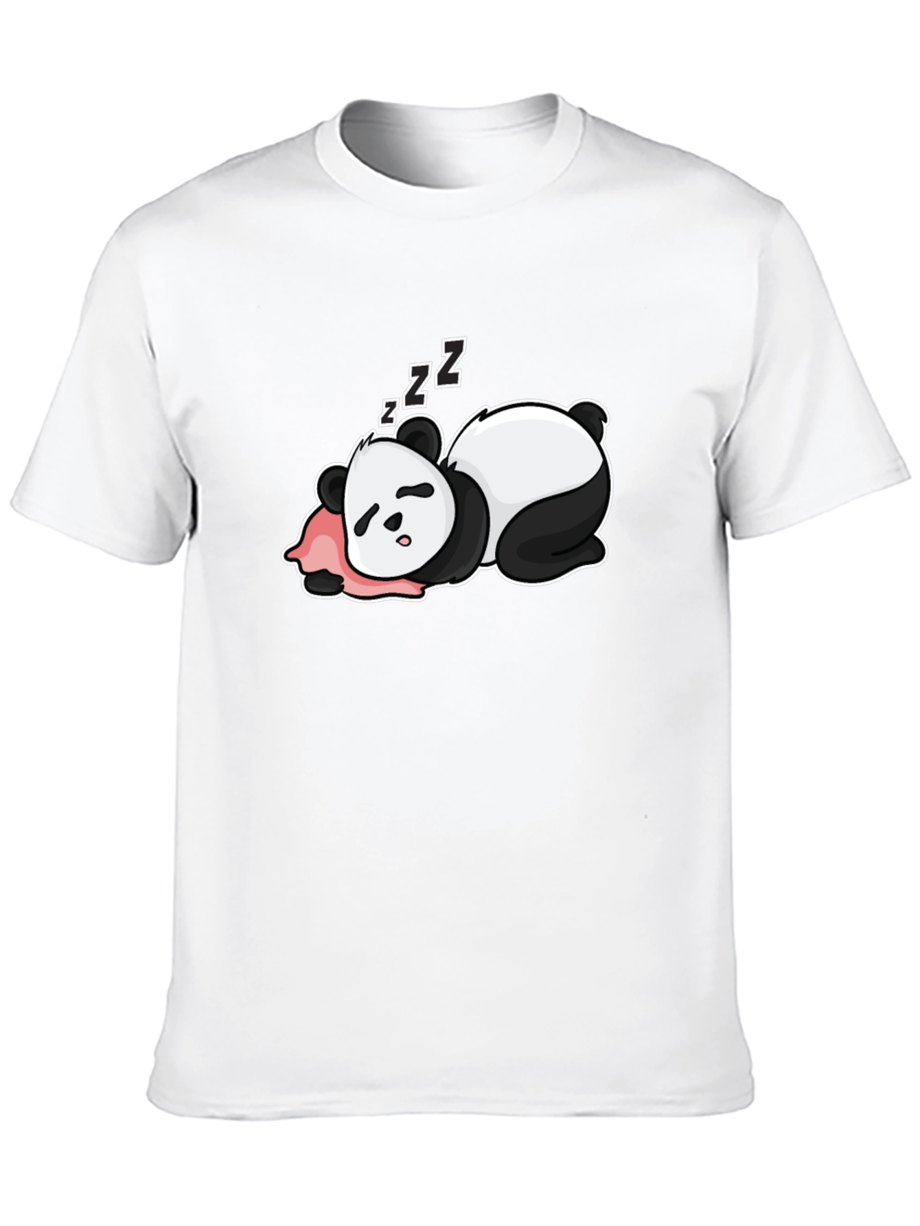 Sleeping Panda T-Shirt - Cute Cartoon Design