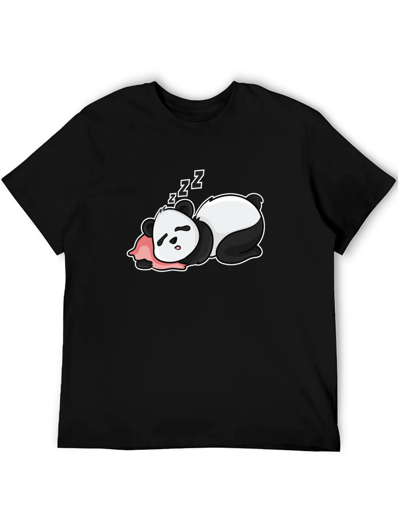 Sleeping Panda T-Shirt - Cute Cartoon Design