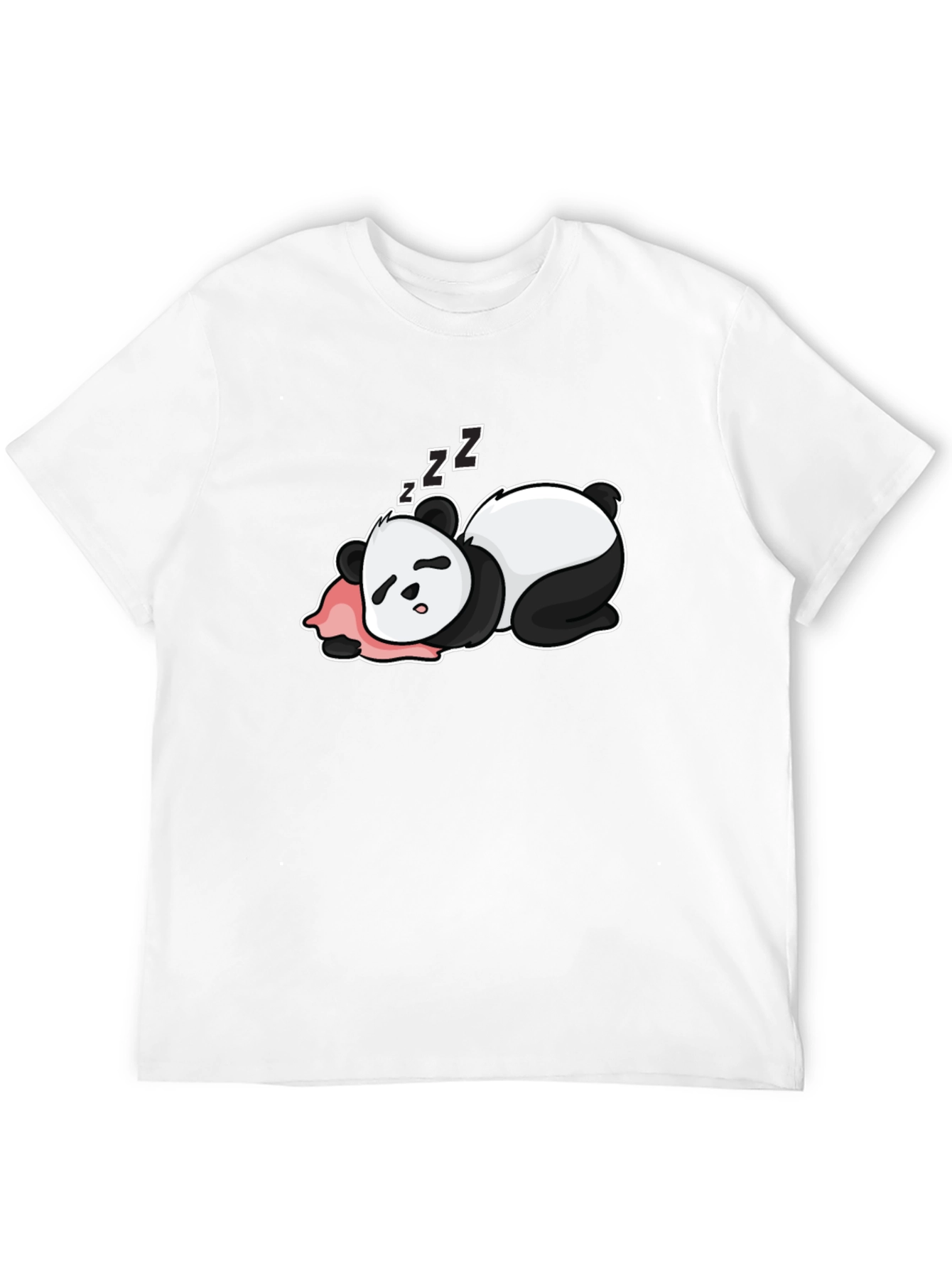 Sleeping Panda T-Shirt - Cute Cartoon Design