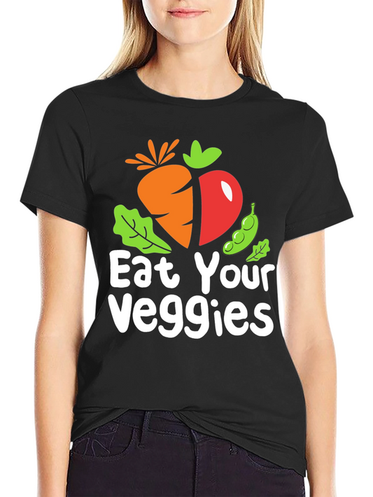 Eat Your Veggies T-Shirt - Vegan Healthy Food Tee