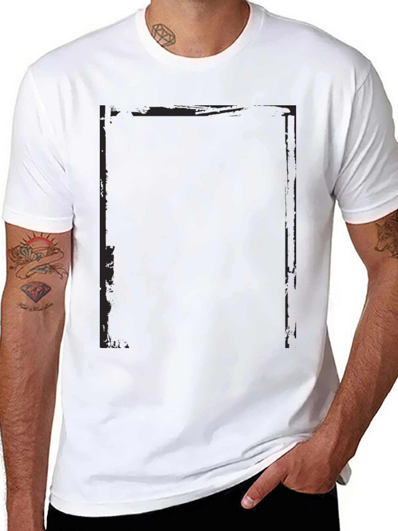 Mens Basic Black T-Shirt