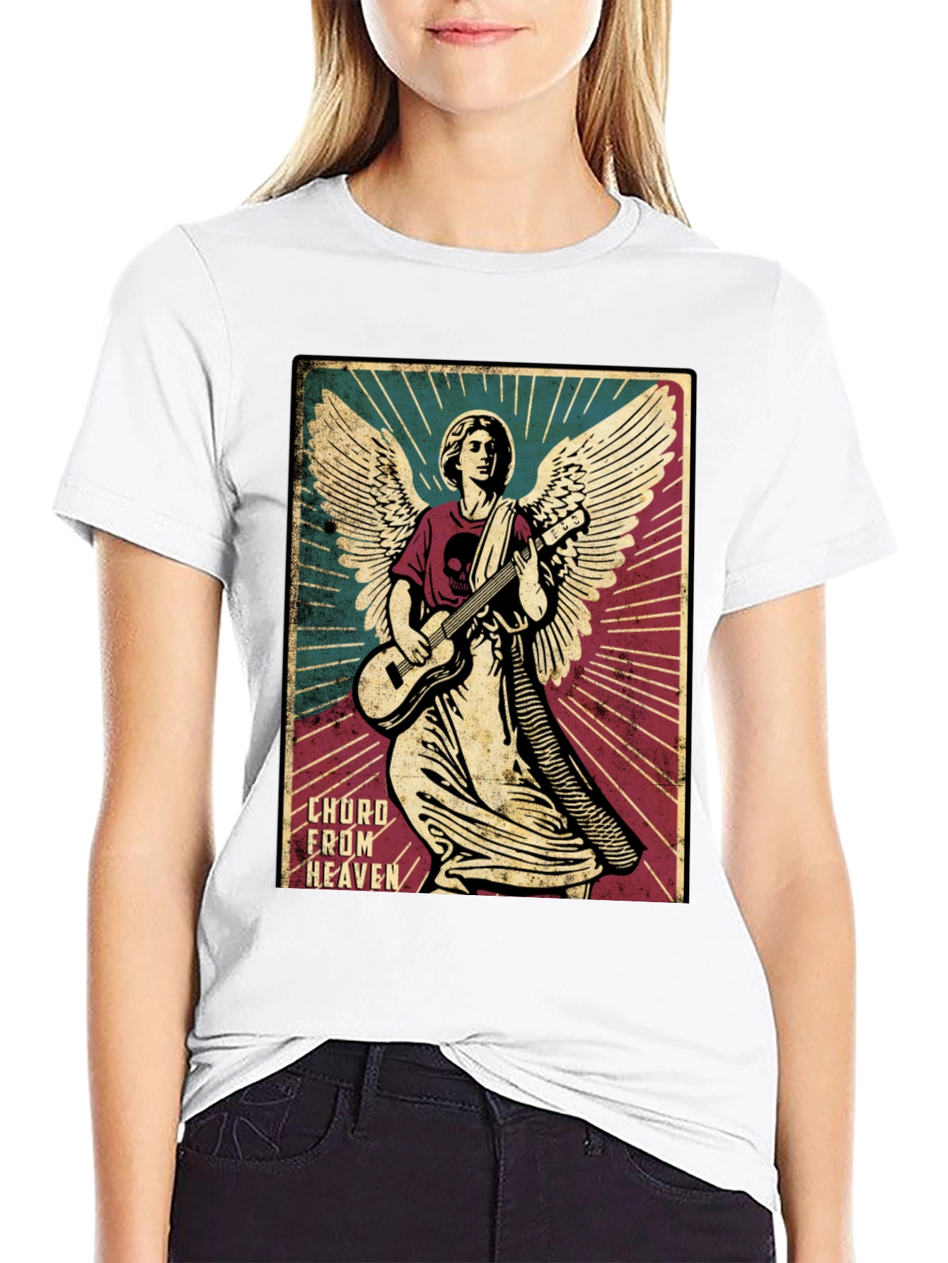 Angel Guitarist Graphic Tee