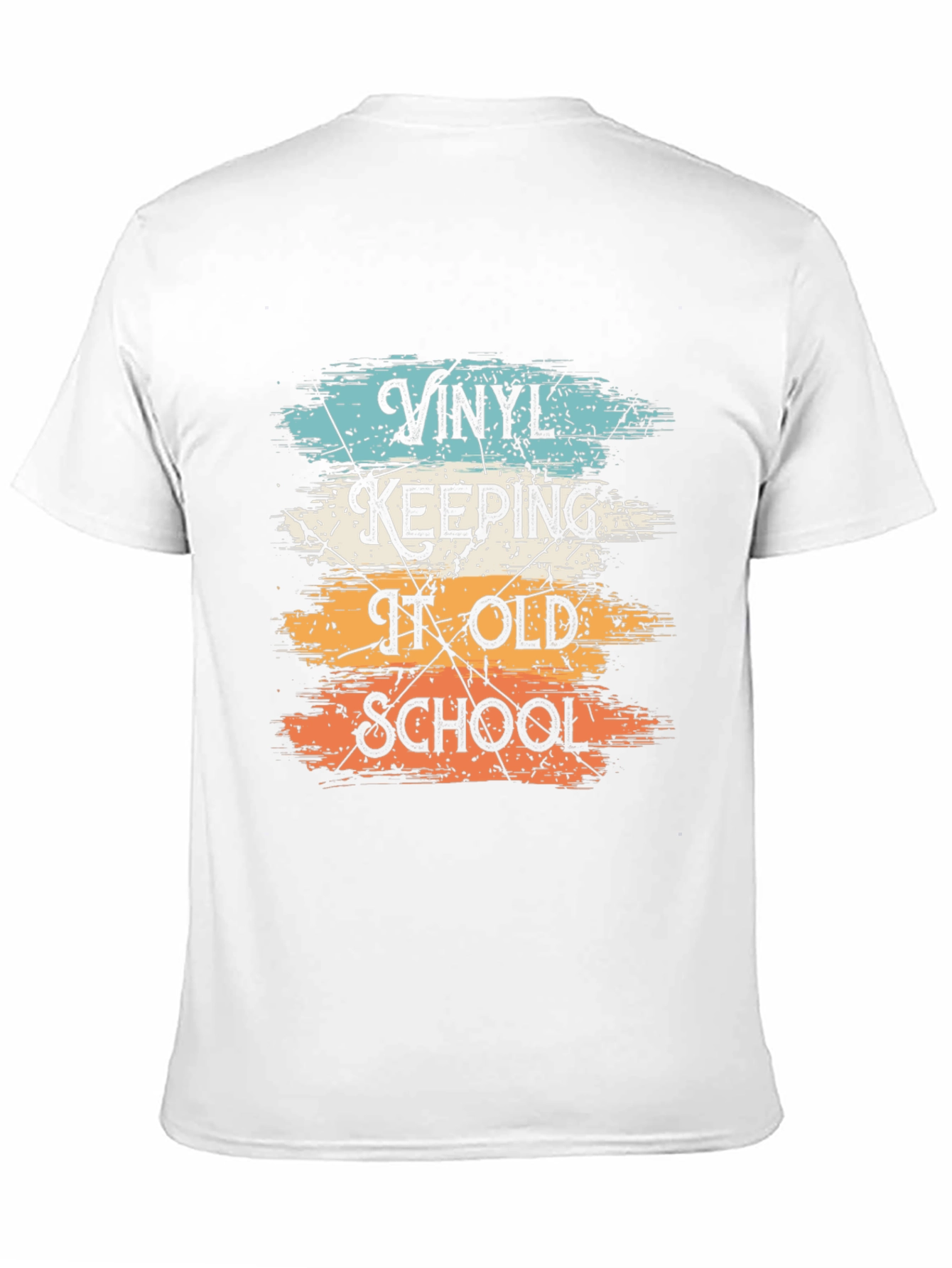 Vinyl Keeping It Old School Graphic T-Shirt