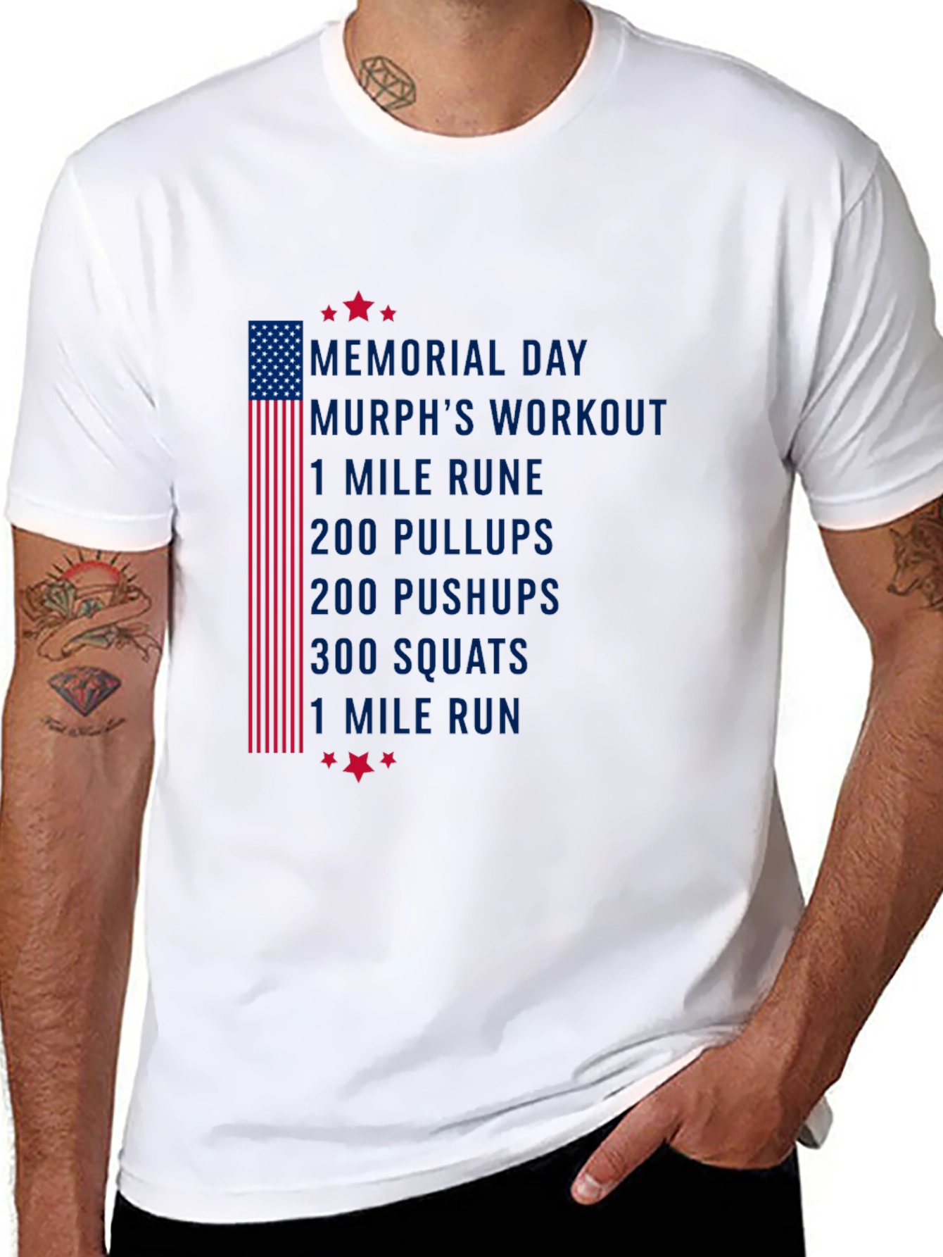 Memorial Day Murphs Workout T-Shirt