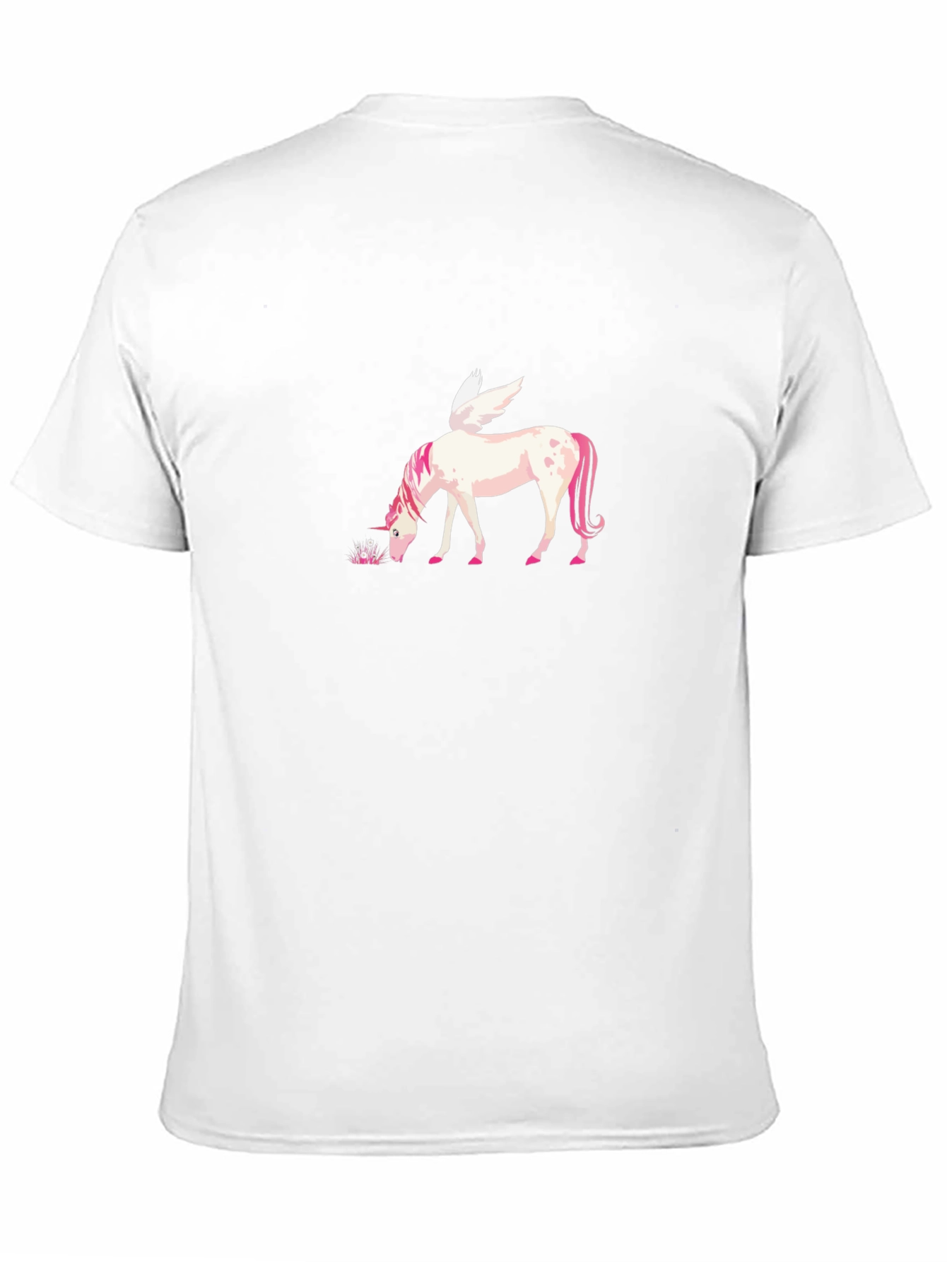 Unicorn Pegasus Graphic Black T-Shirt