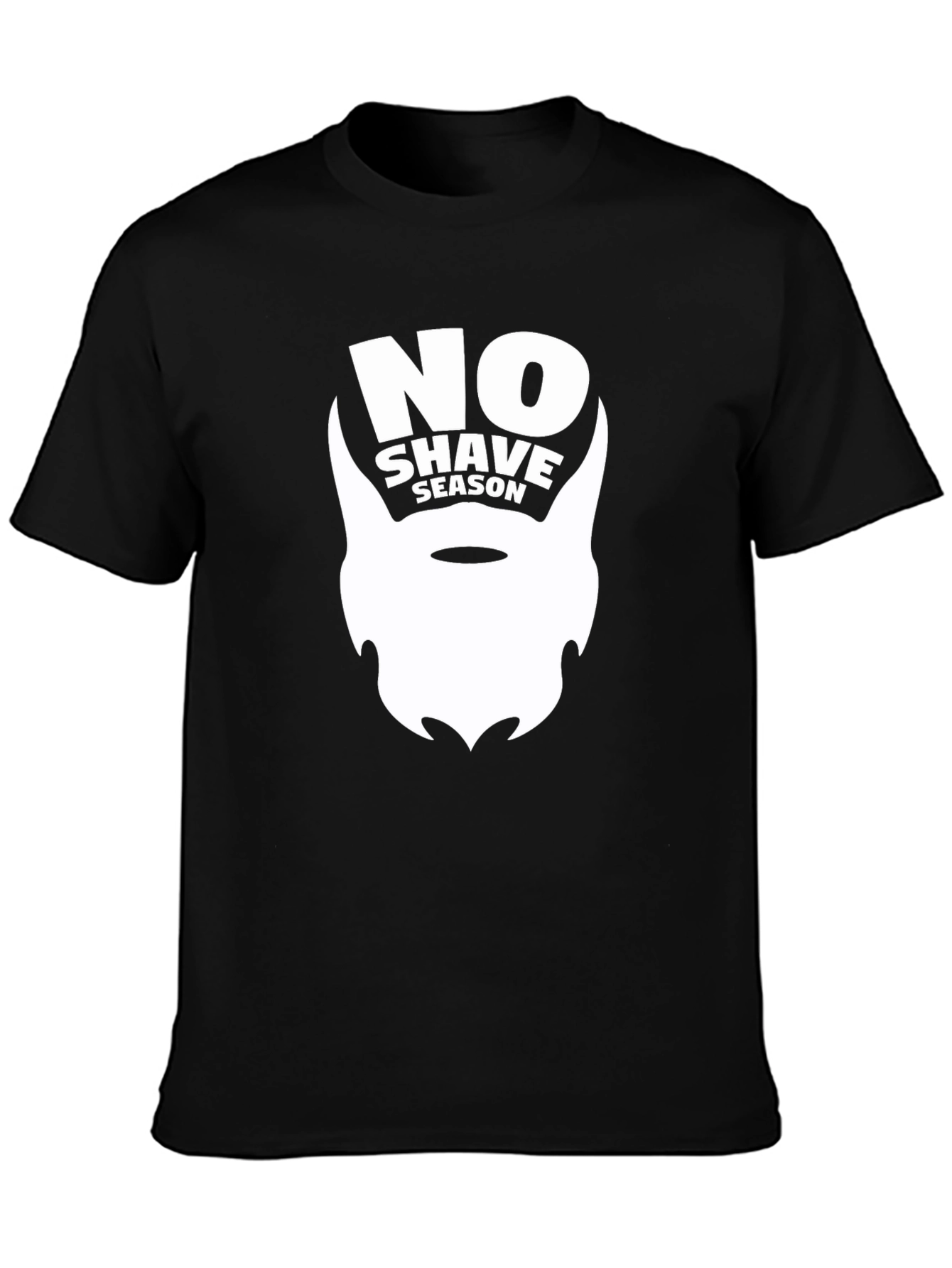 No Shave Season Graphic Tee - Black