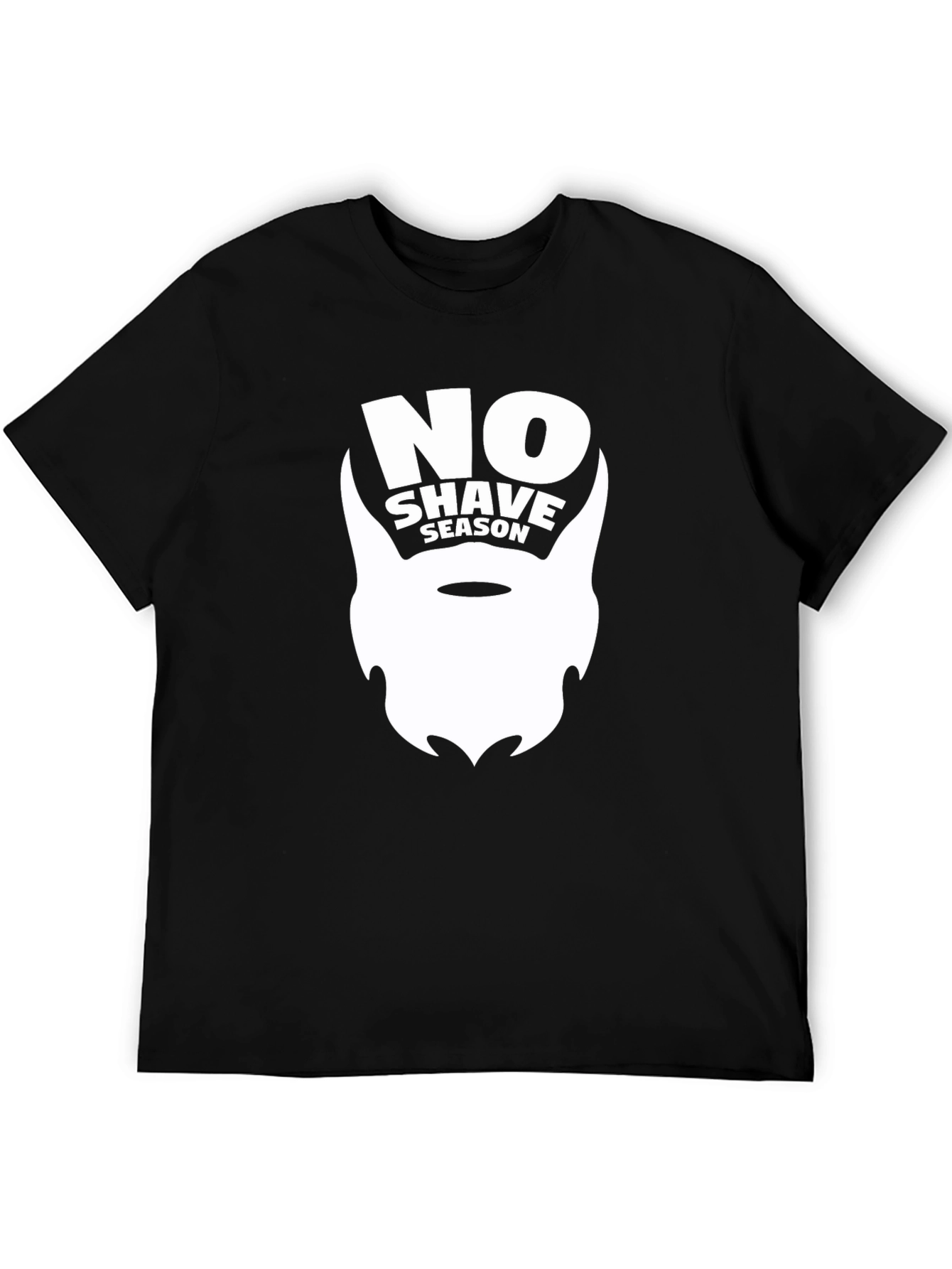 No Shave Season Graphic Tee - Black