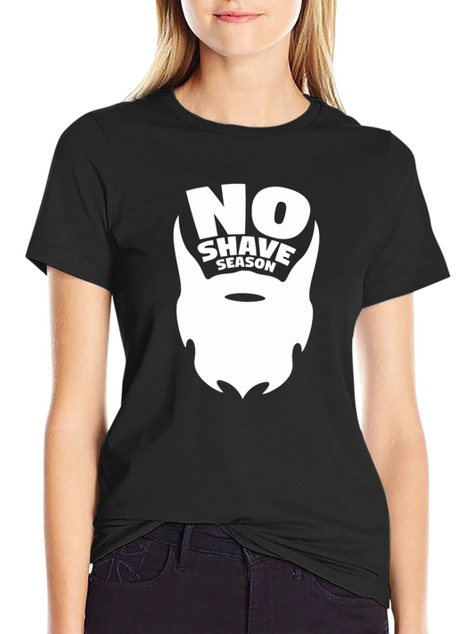 No Shave Season Graphic Tee - Black
