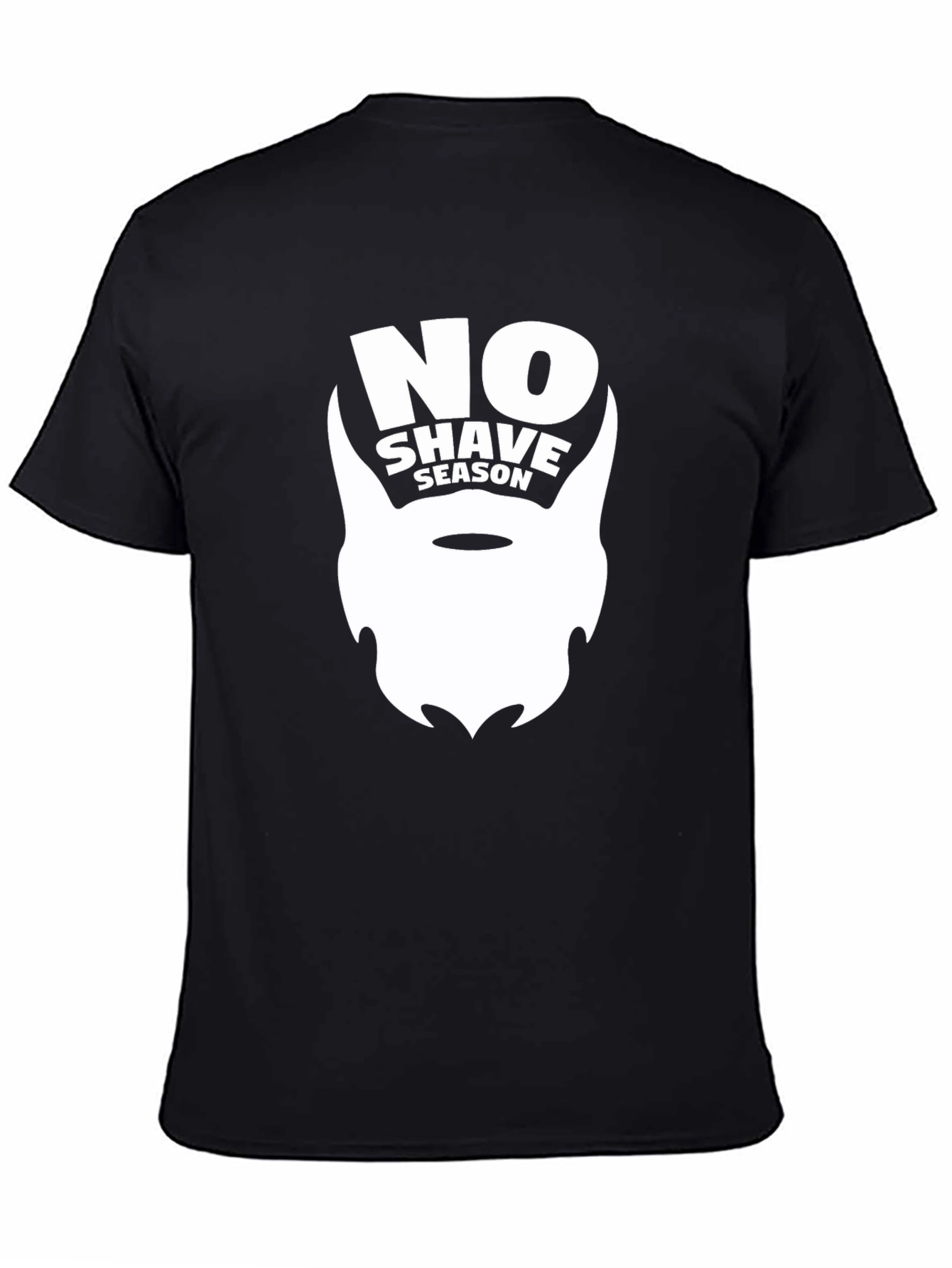 No Shave Season Graphic Tee - Black