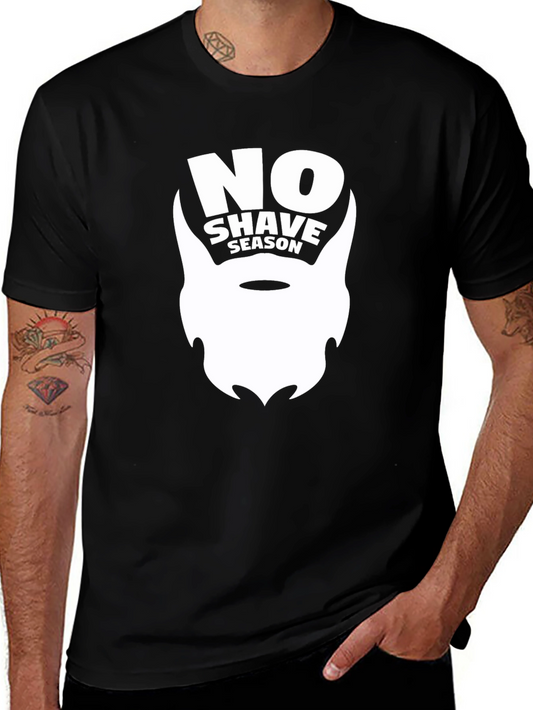 No Shave Season Graphic Tee - Black