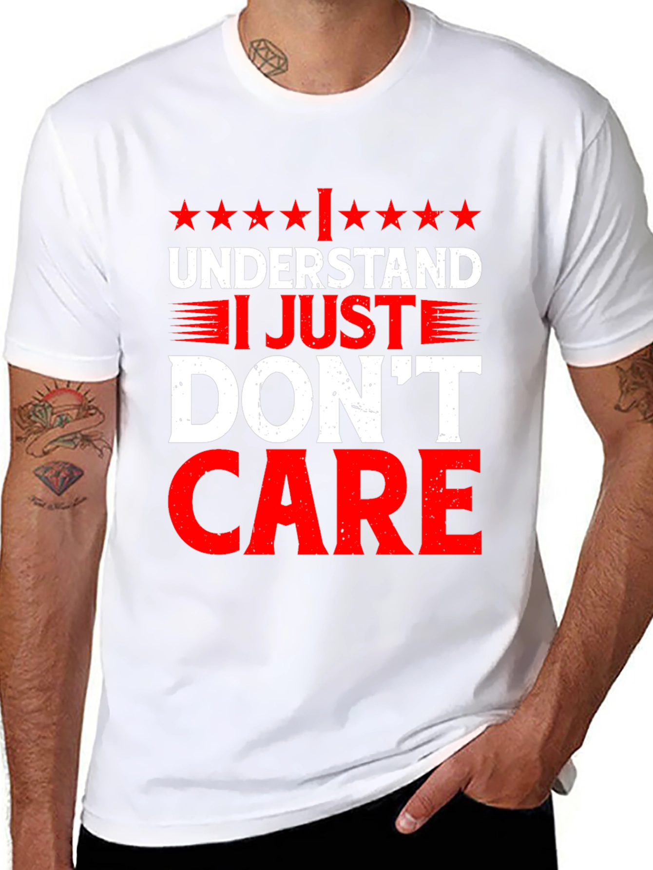 Funny I Understand I Just Dont Care Graphic T-Shirt