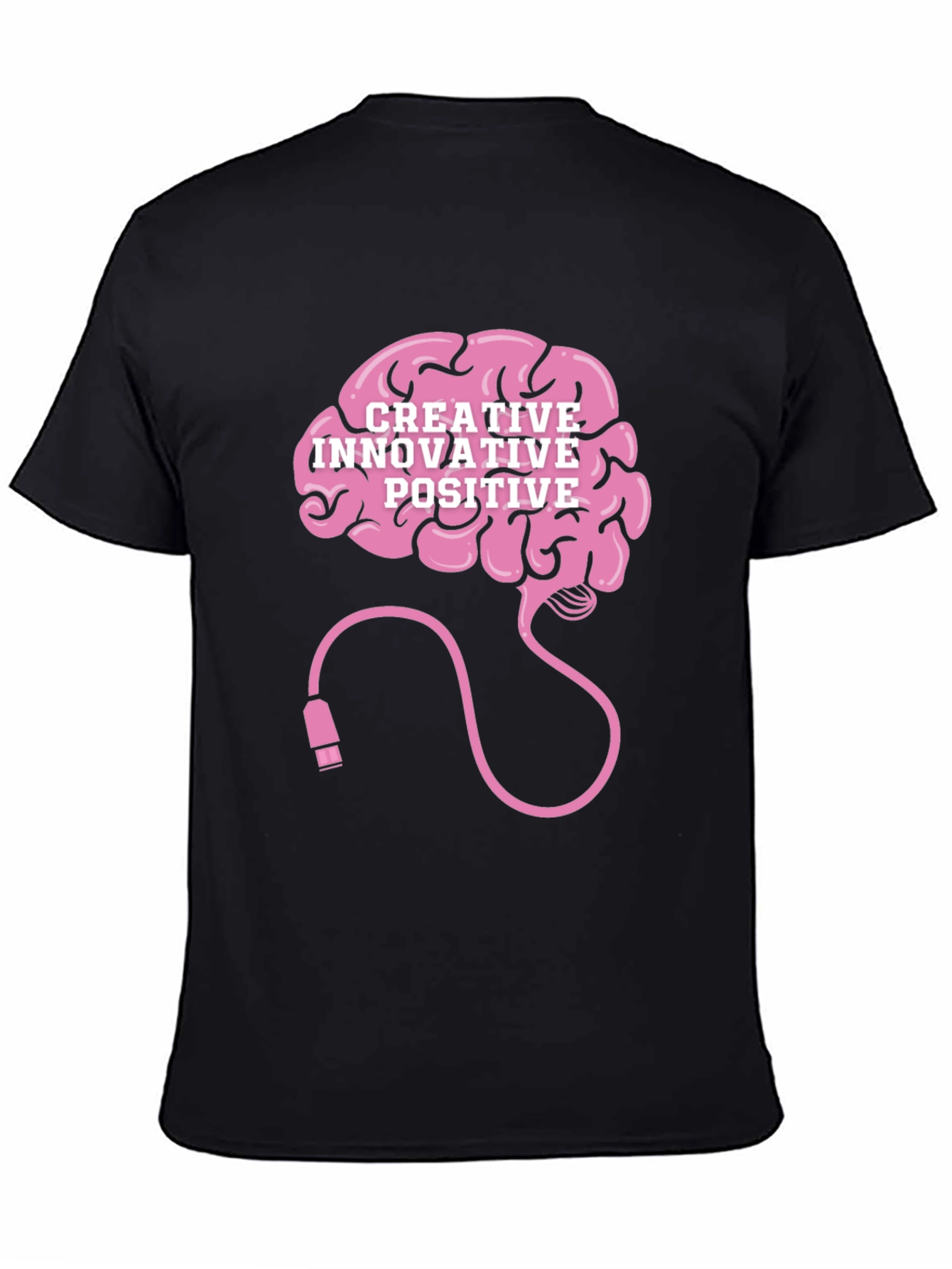 Creative Brain T-Shirt Innovative Positive Design