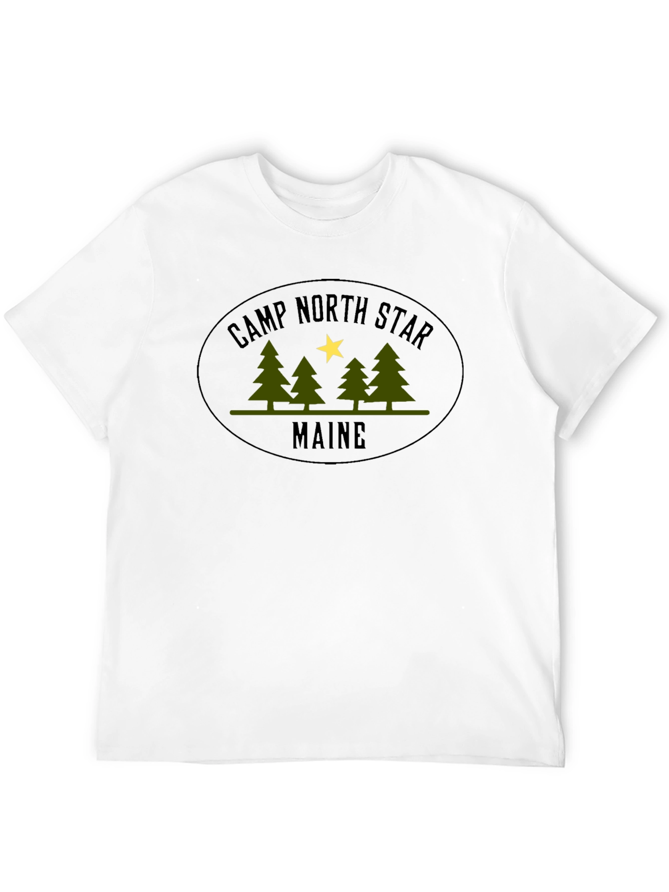 Camp North Star Maine Black T-Shirt