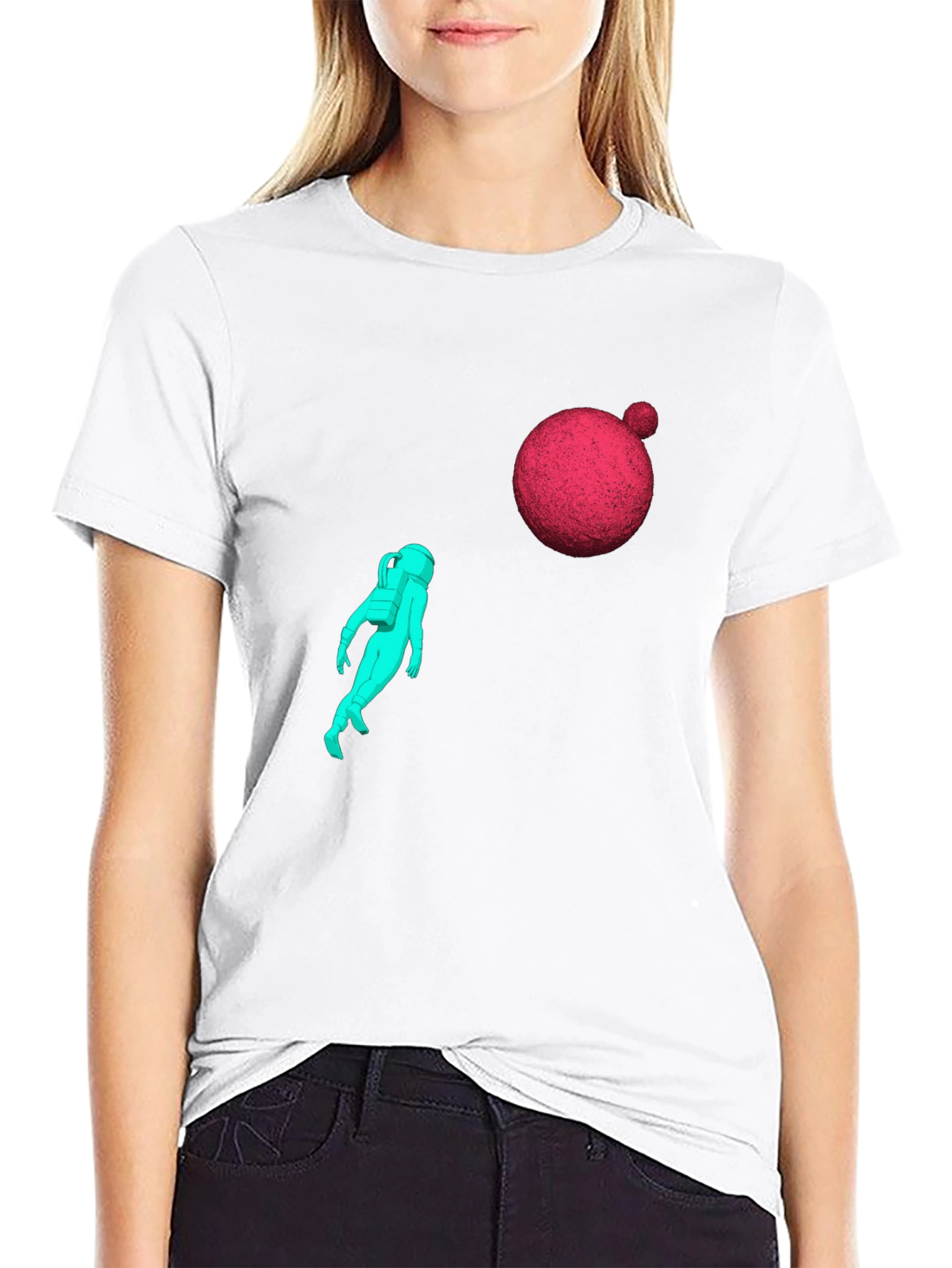 Astronaut Graphic Tee - Black